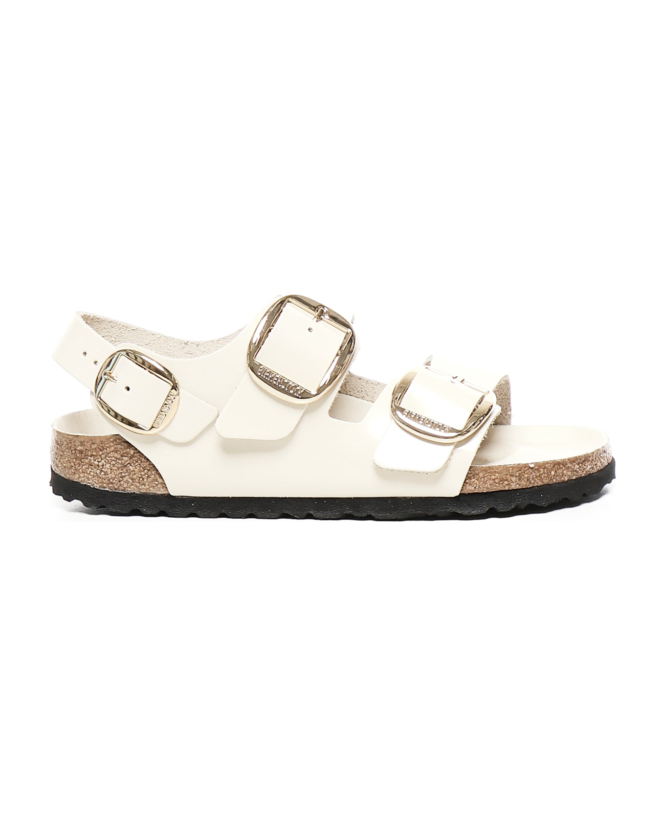 Birkenstock Milano Big Buckle Sandals - Beige