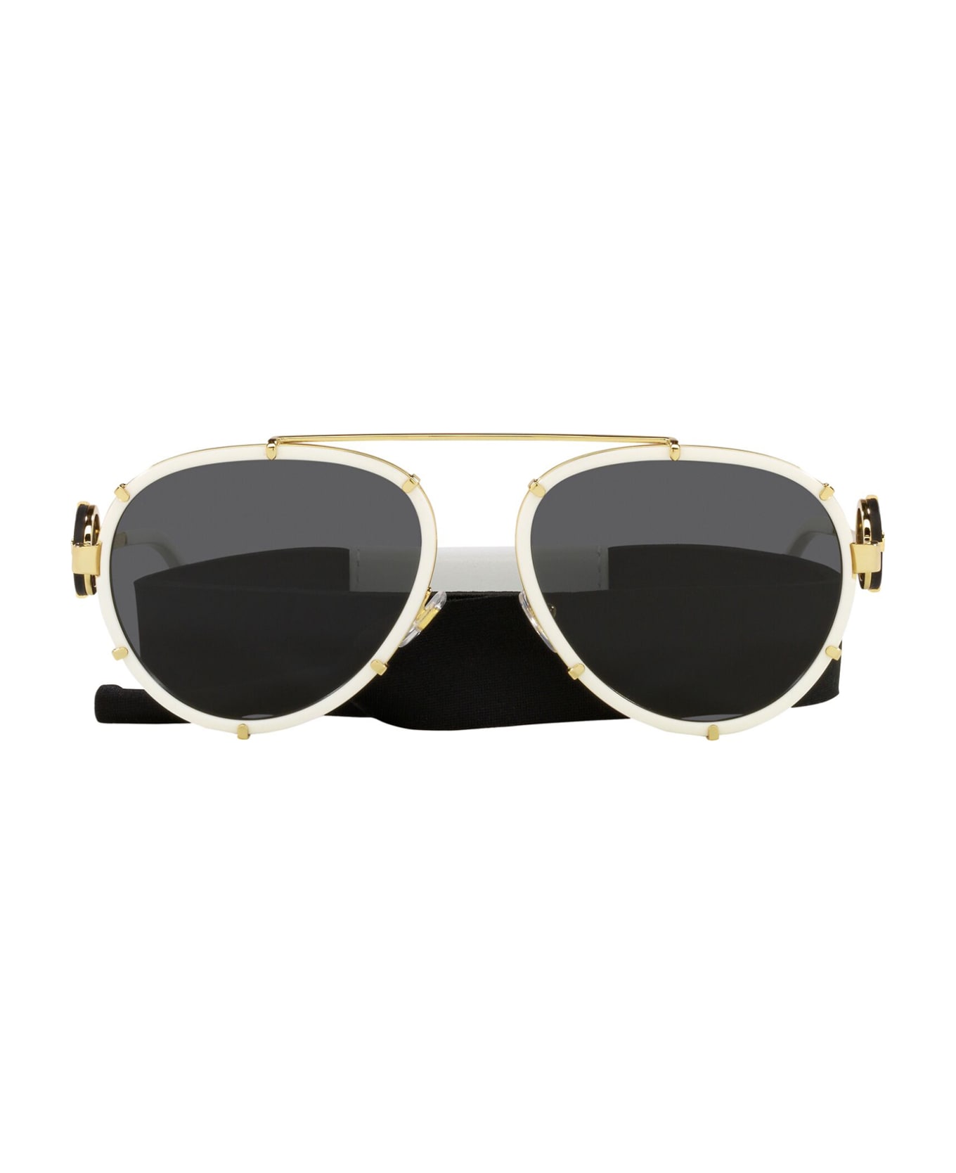 Versace Eyewear Ve2232 White Sunglasses - White サングラス