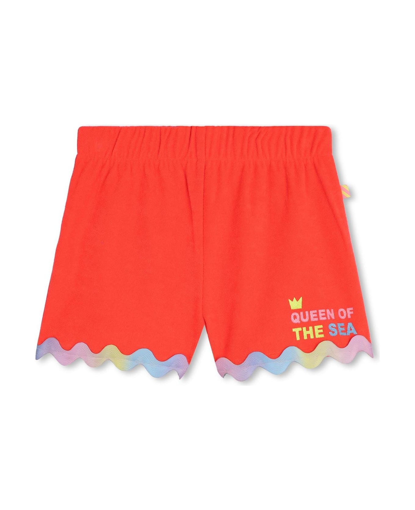 Billieblush Shorts Con Stampa - Red