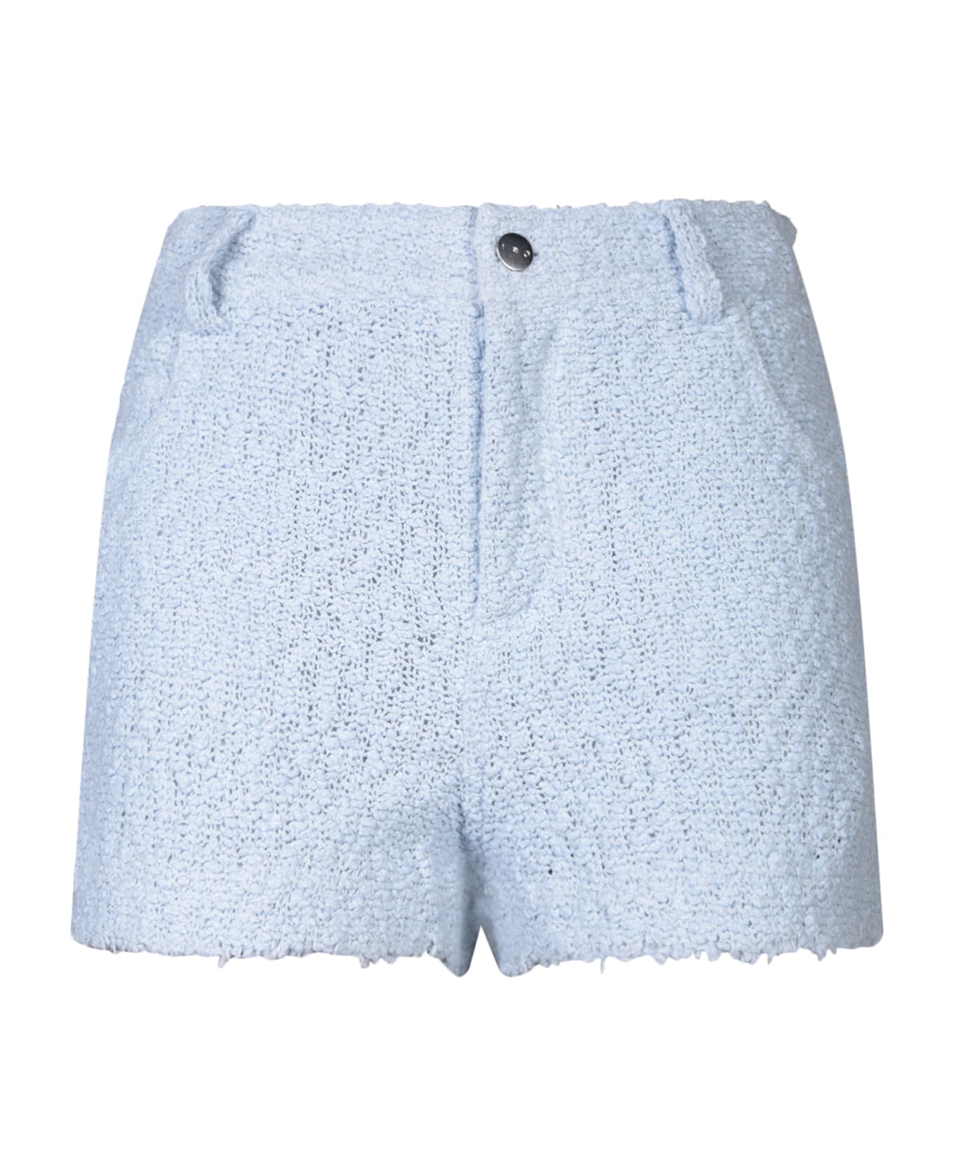 IRO Sky Blue Tweed Shorts - Blue