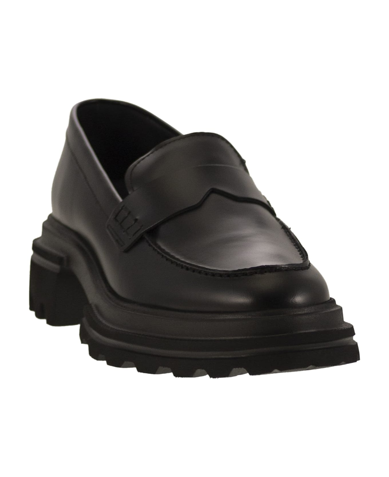 Hogan 10-storey Moccasins - Black