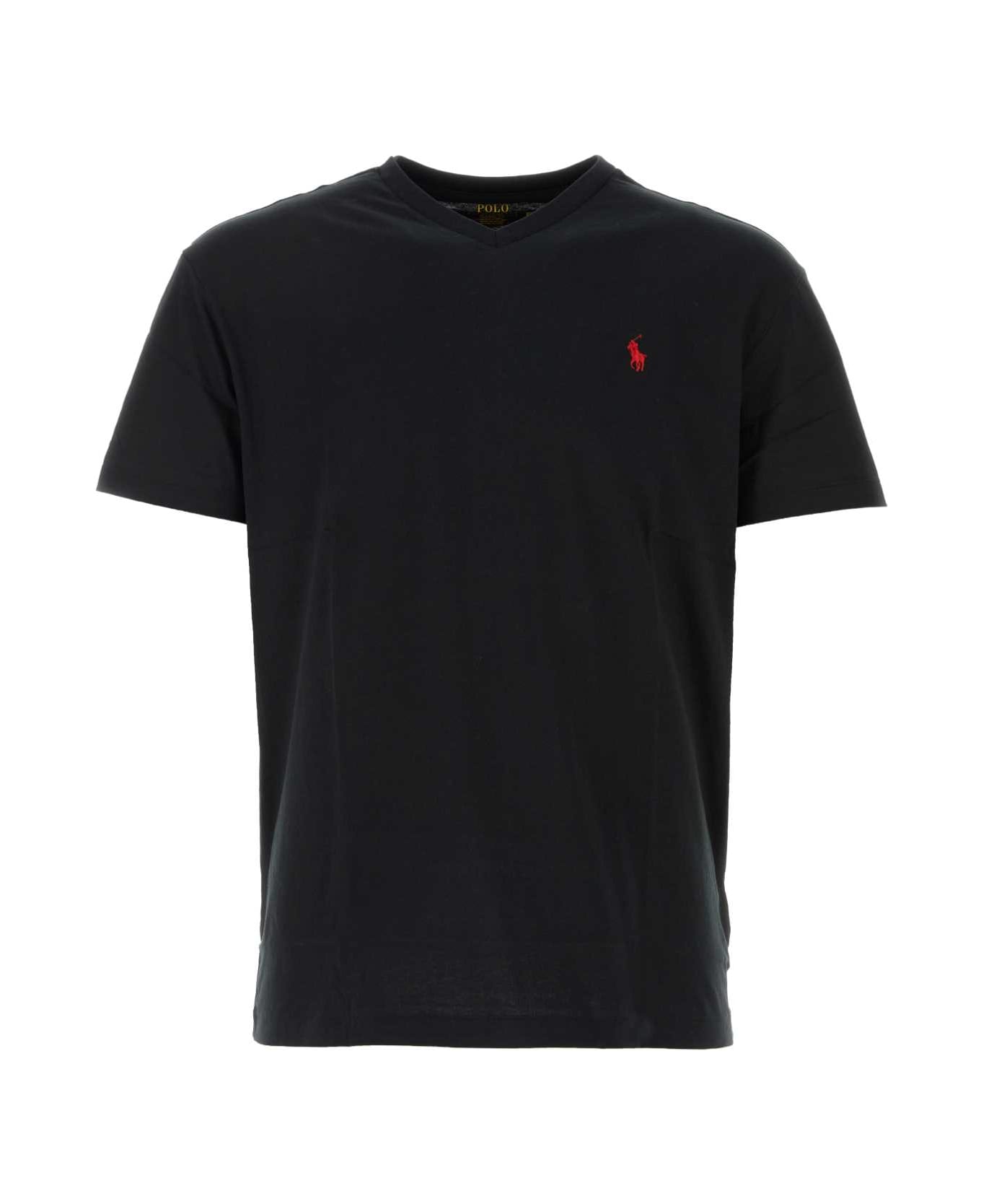 Ralph Lauren Cotton T-shirt - RLBLACK