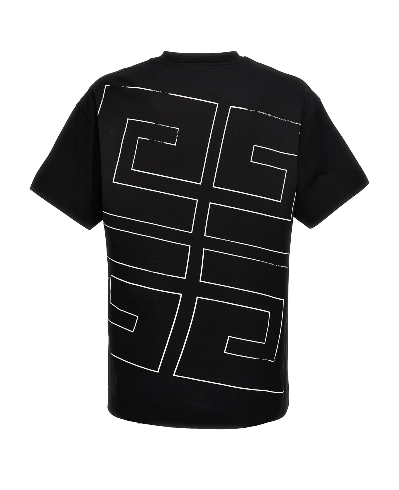 Givenchy Logo Print T-shirt - BLACK