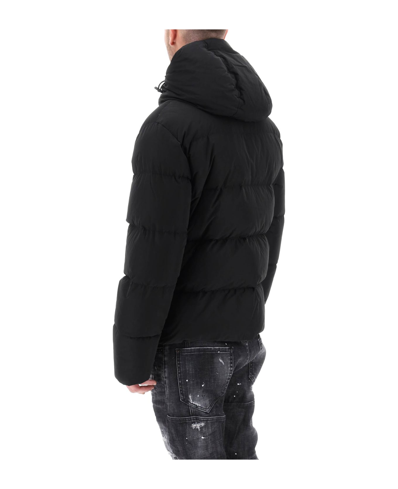 Dsquared2 Hooded Down Jacket - Black