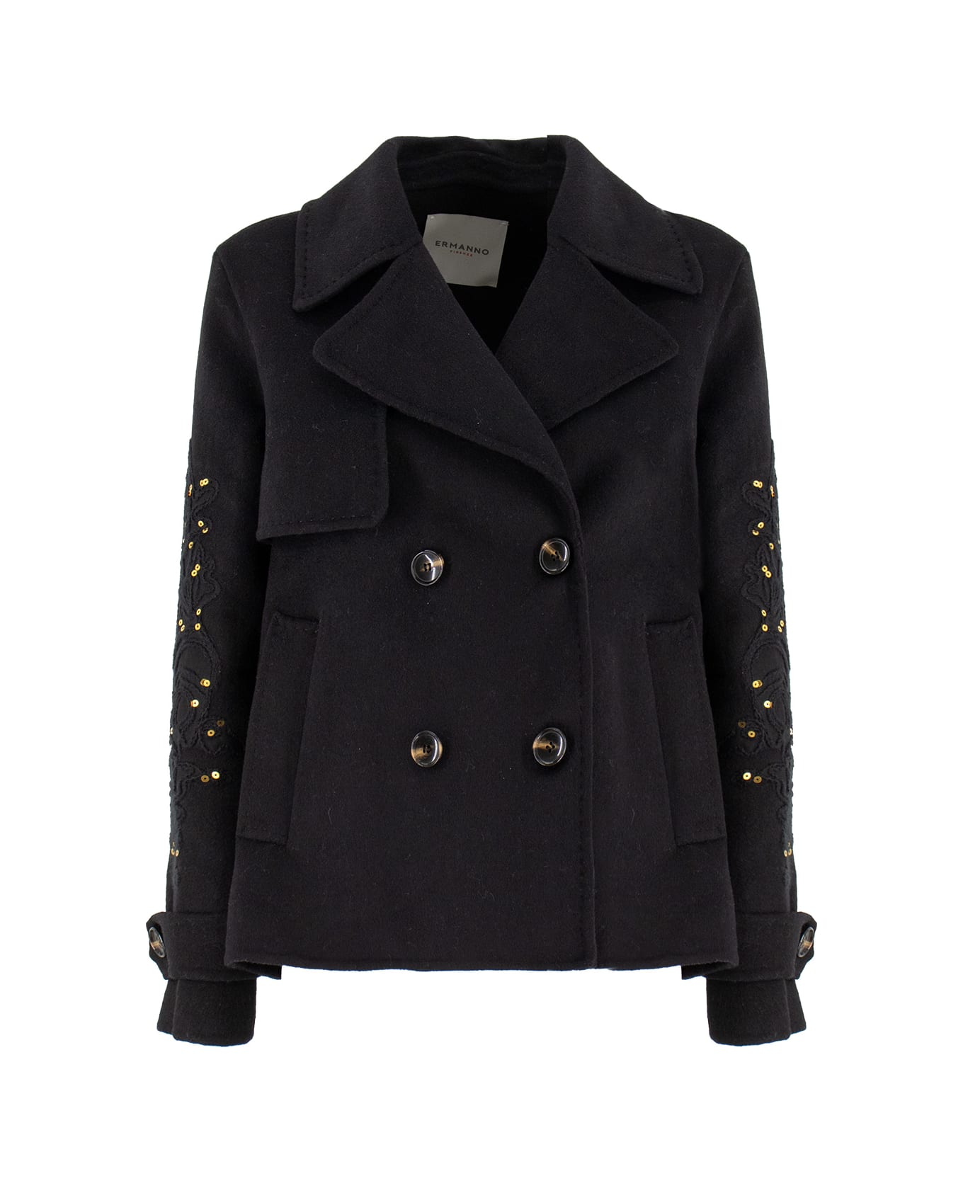 Ermanno Firenze Coat - NERO