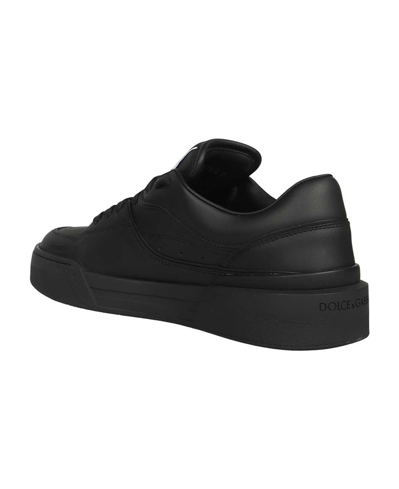 Dolce & Gabbana Leather Sneakers - Black