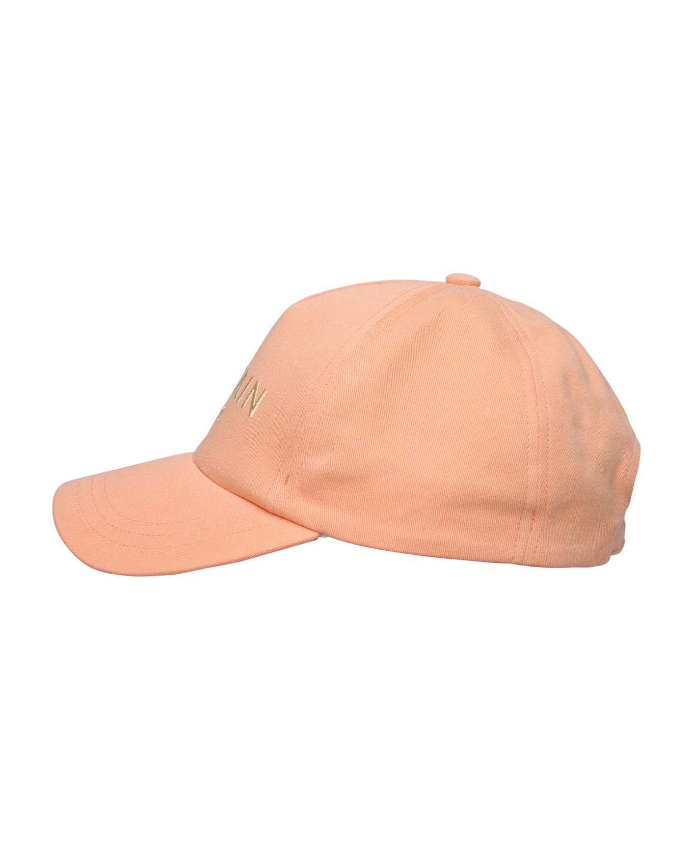Balmain Logo Embroidered Baseball Cap - Orange 帽子
