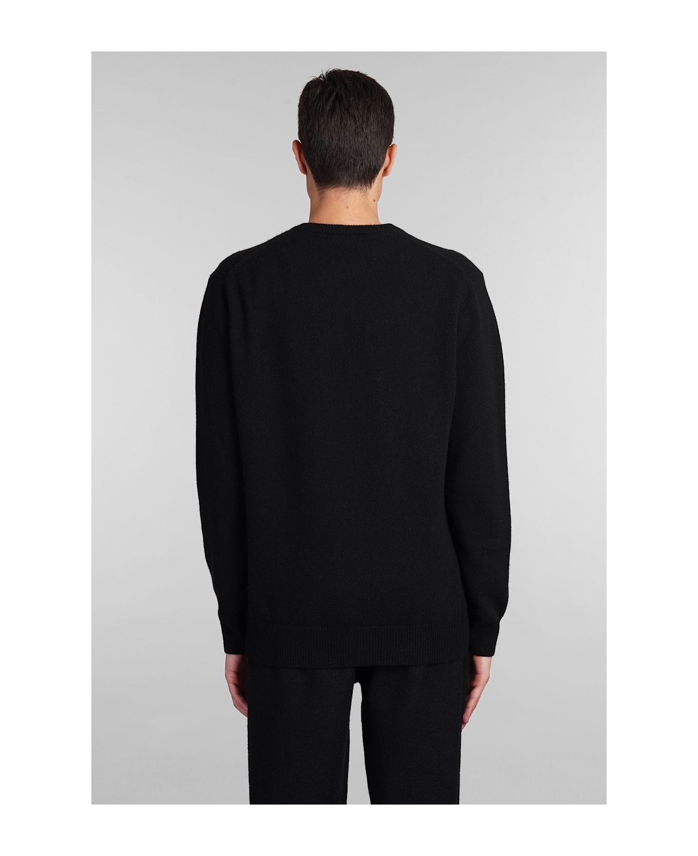 MC2 Saint Barth Heron Knitwear In Black Wool - black