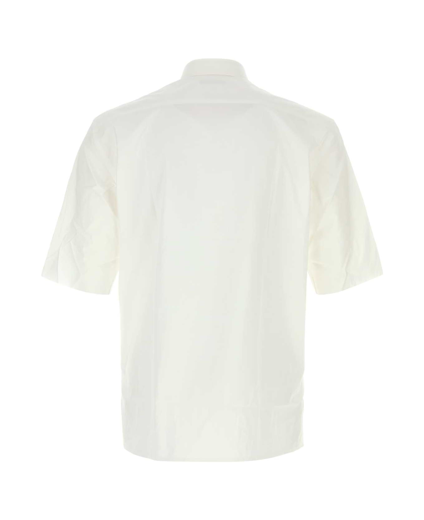 Namacheko White Poplin Guardia Shirt - WHITE