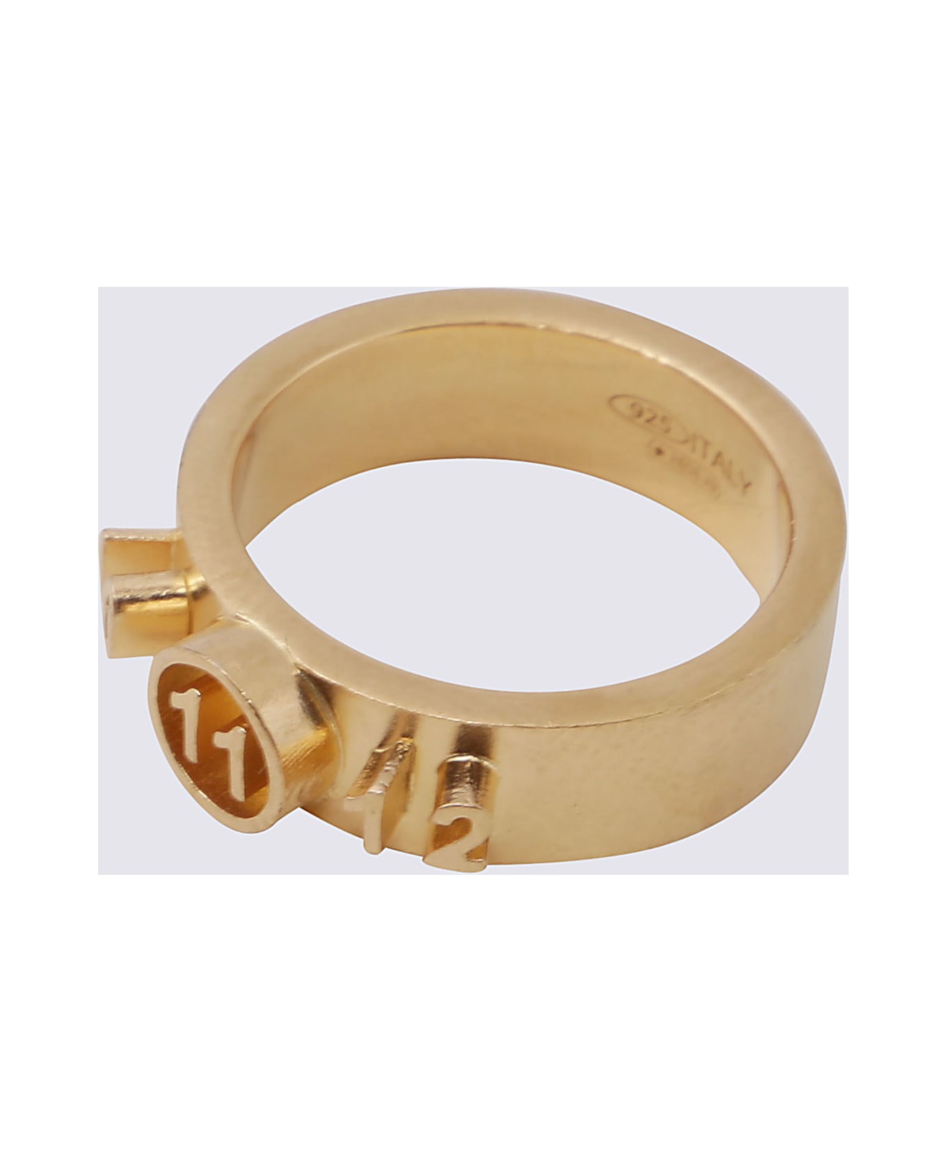 Maison Margiela Gold-tone Metal Ring - Golden