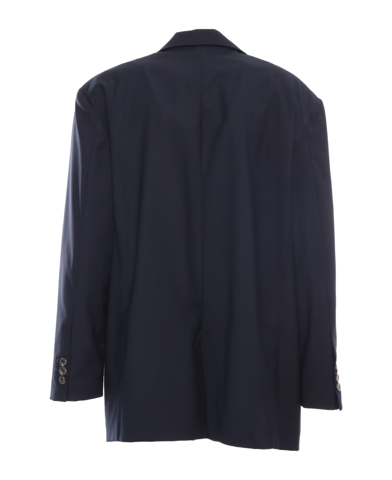 Douuod Oversized Blue Blazer - BLUE コート＆ジャケット