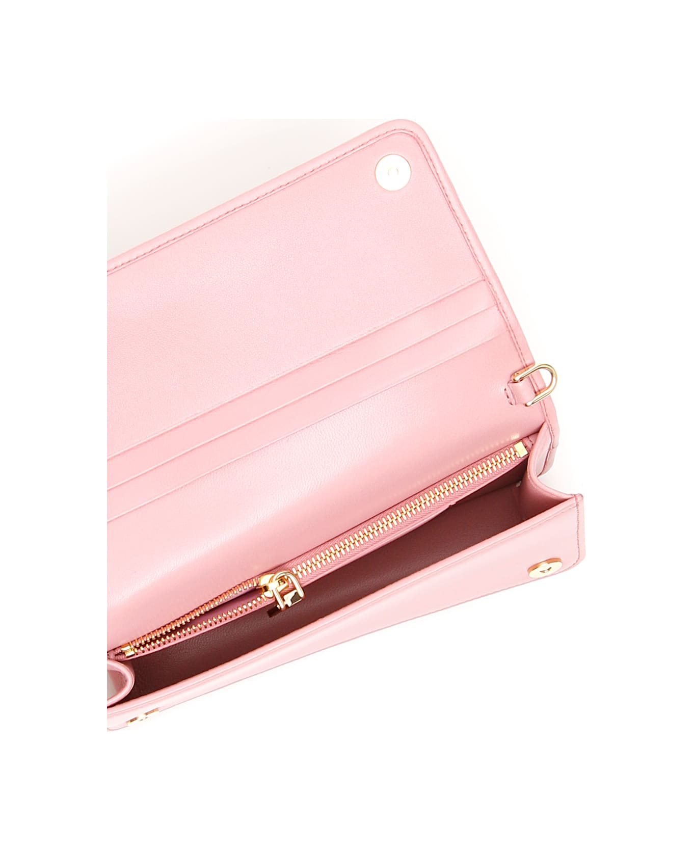 Miu Miu Matelassé Clutch With Chain - ROSA (Pink)