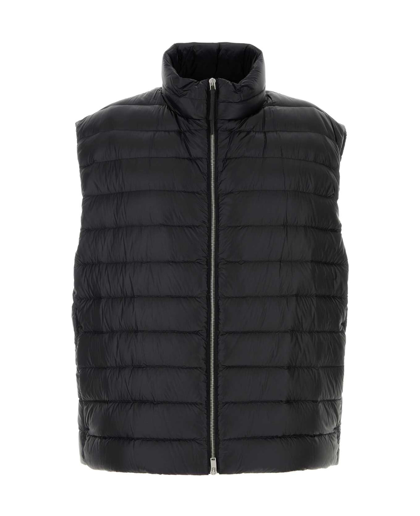Jil Sander Black Nylon Down Jacket - 001
