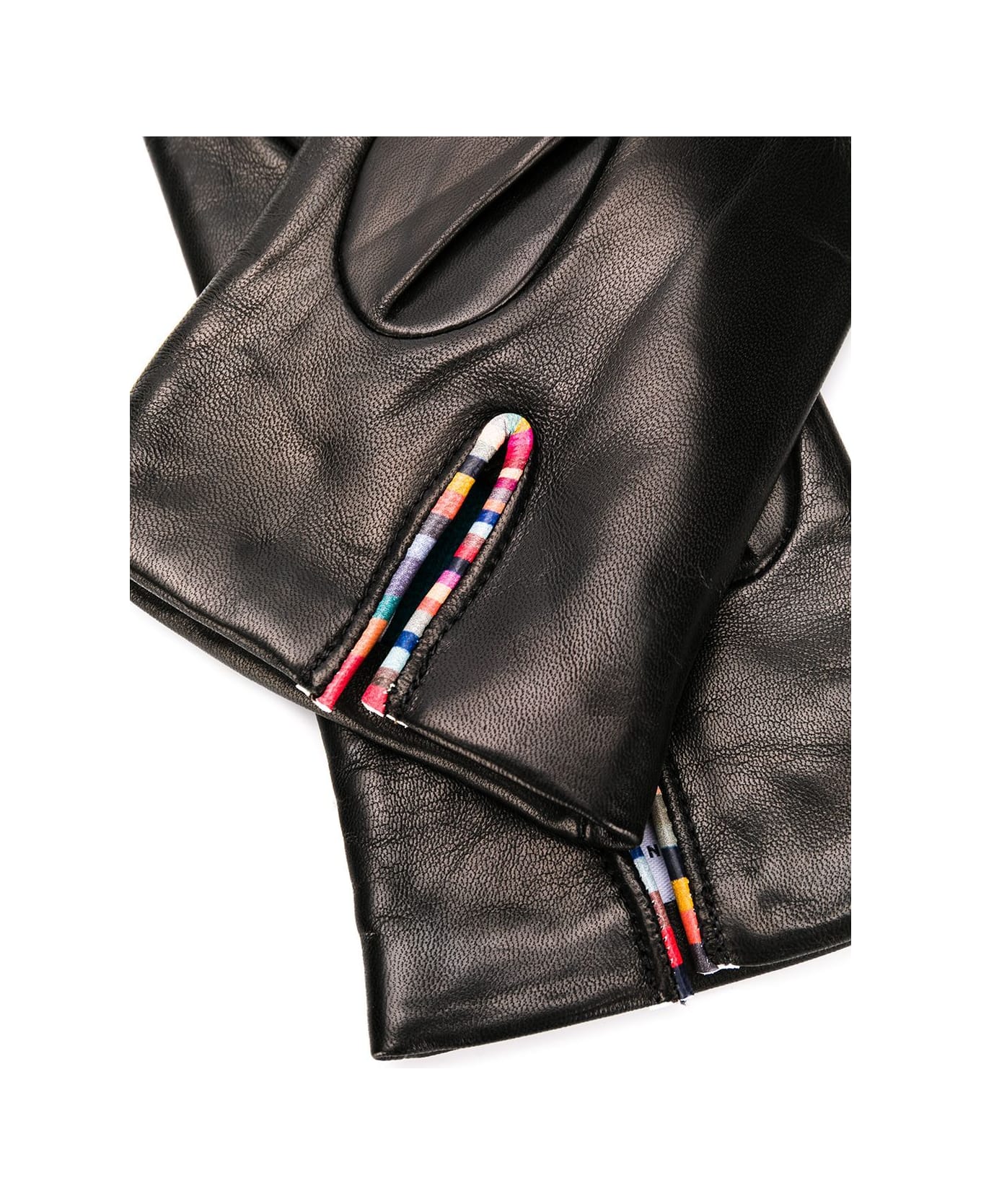 Paul Smith Women Glove Con Swirl - Black