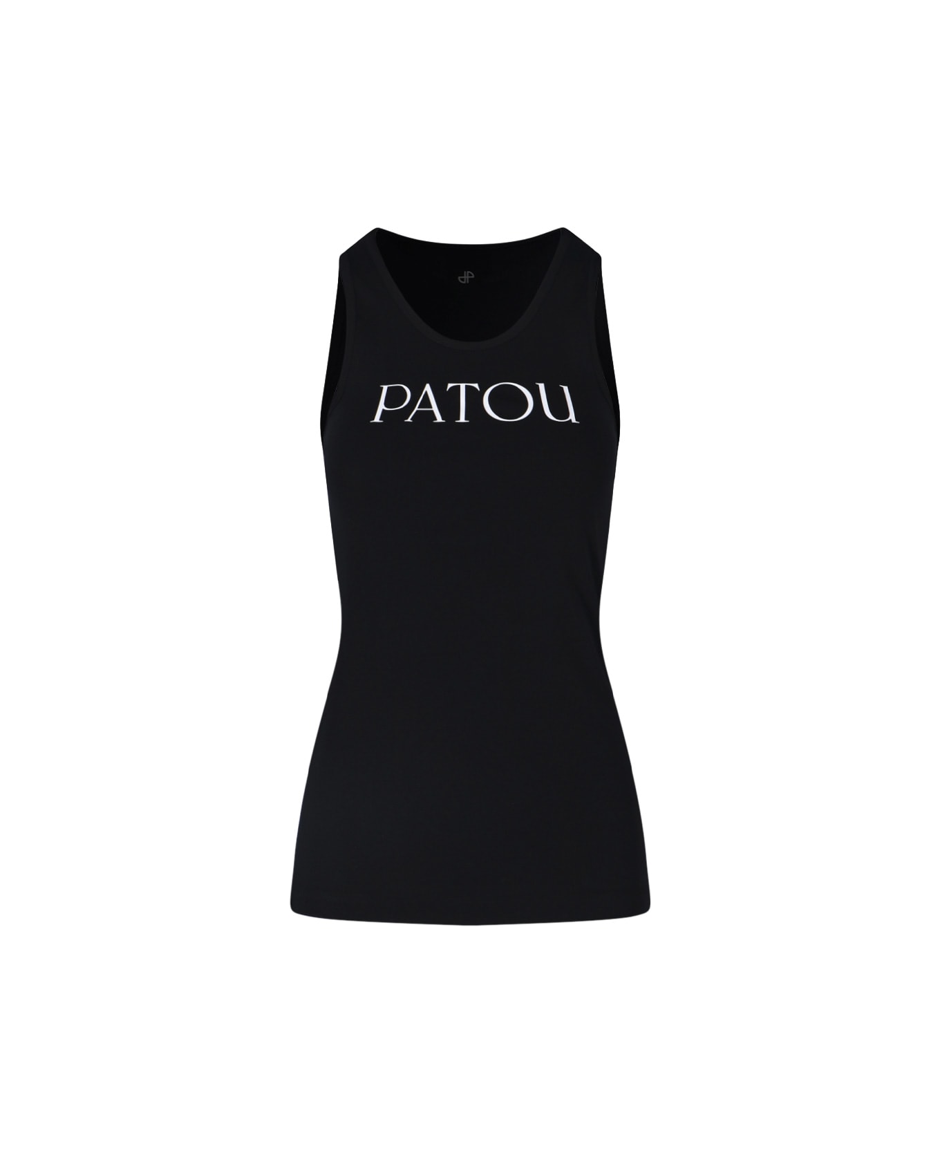Patou Logo Top - Black   タンクトップ