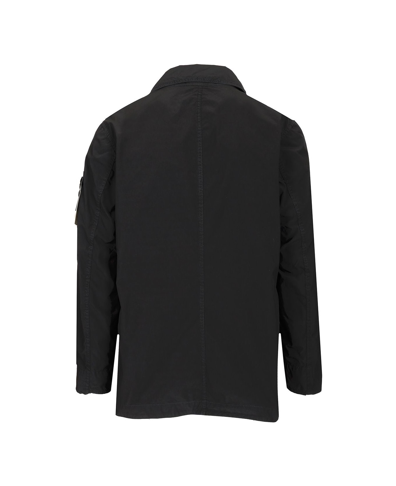 Short Nylon Trench Coat - Thumbnail 3