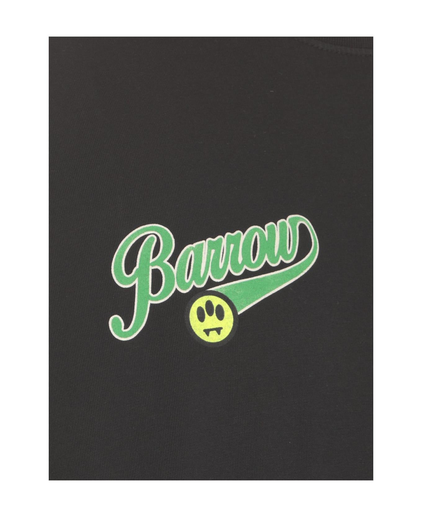 Barrow T-shirt With Logo - Black/Green
