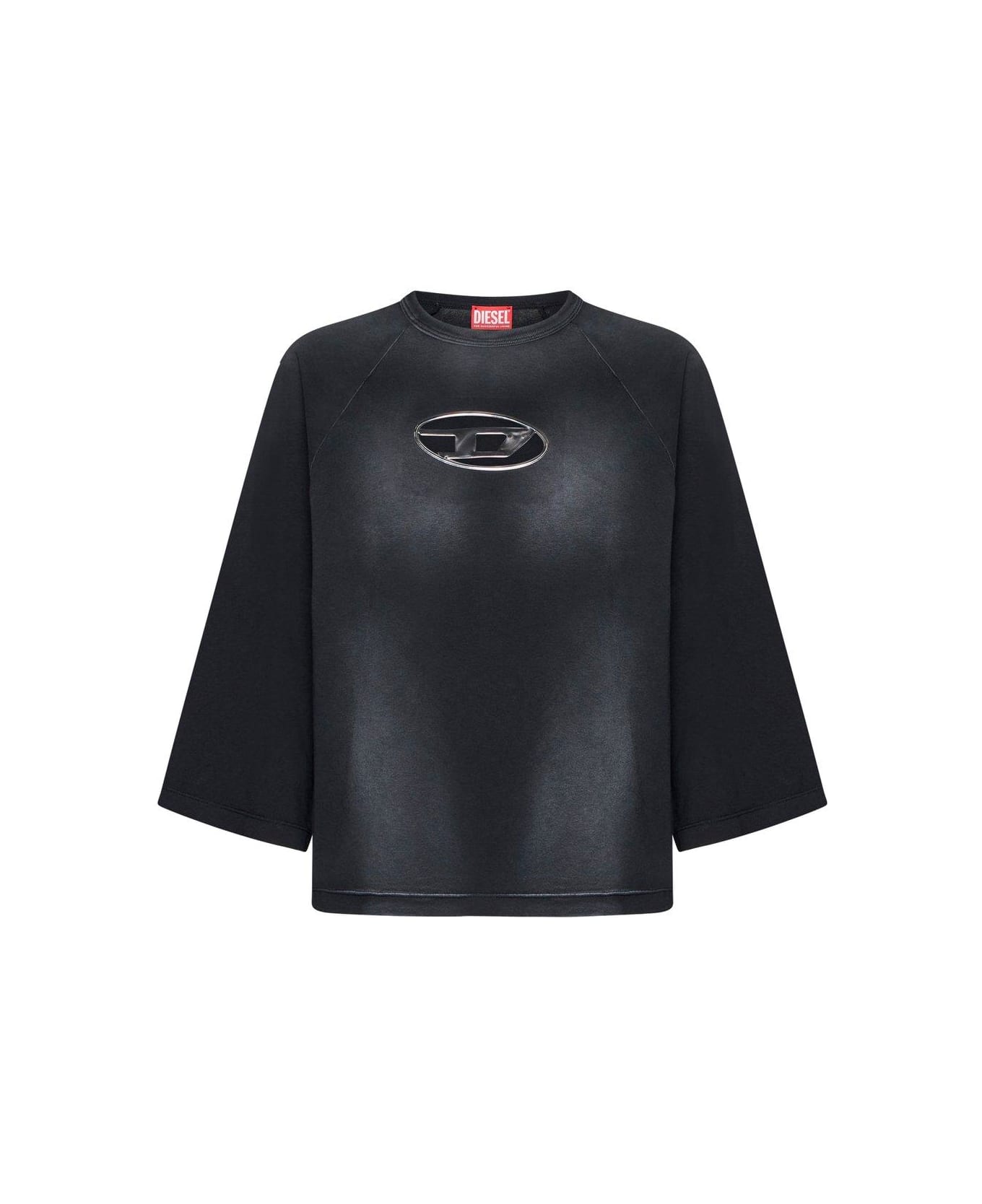 Diesel T-croxt Cut-out Detailed T-shirt - Xxa Black Tシャツ