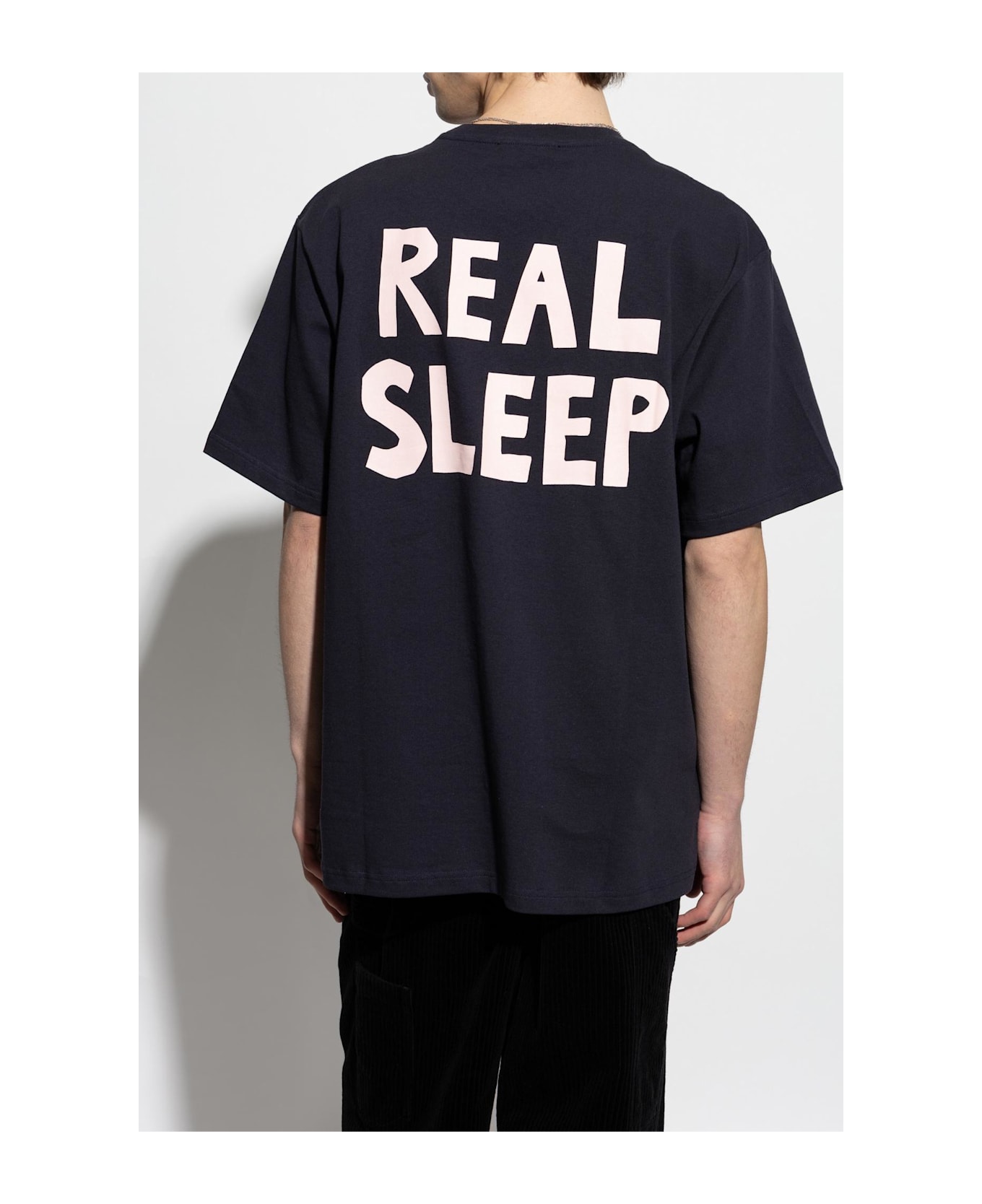 J.W. Anderson Back Print T-shirt - DARK NAVY