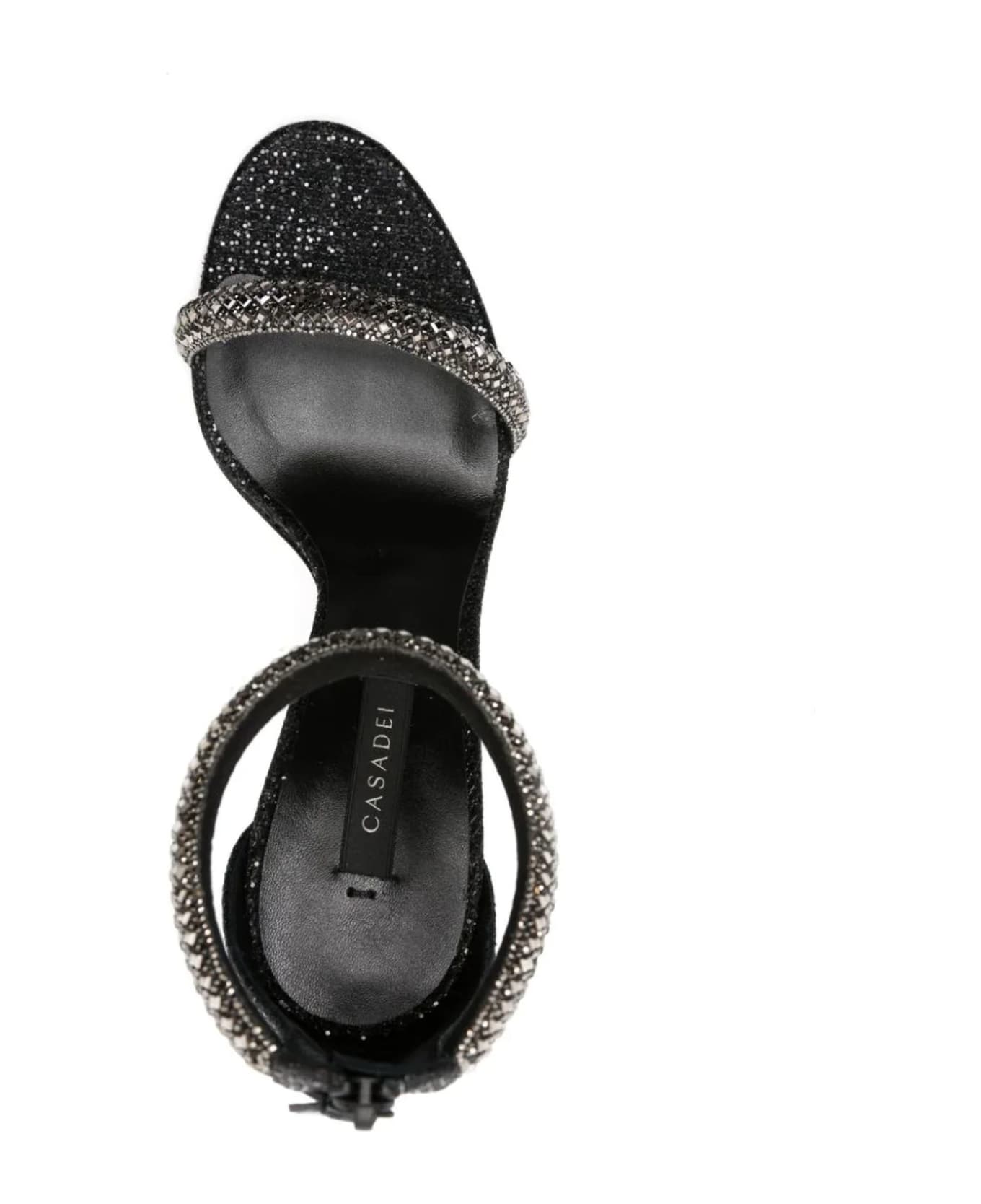 Casadei Black Scarlet Stratosphere 110 Mm Sandals - Black