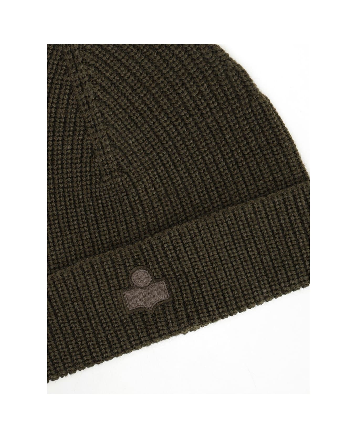Isabel Marant Merino Wool Hat - GREEN