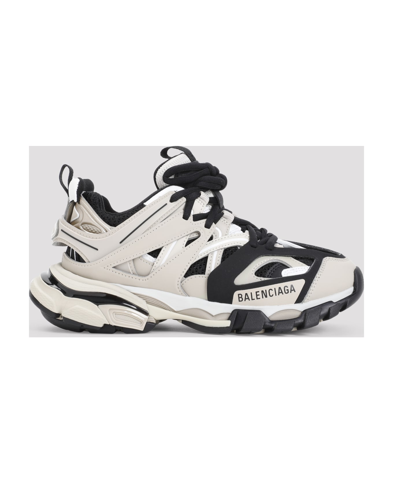 Balenciaga Track Sneakers - Beige  Black