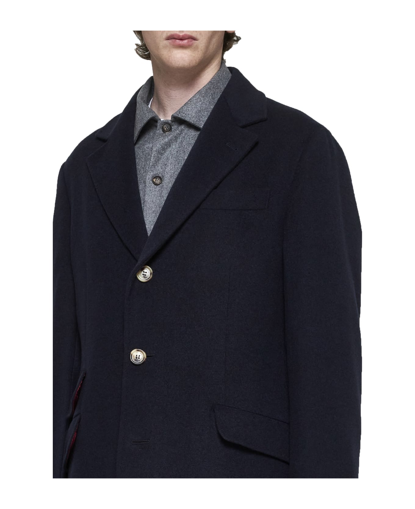 Brunello Cucinelli Coat - Blue