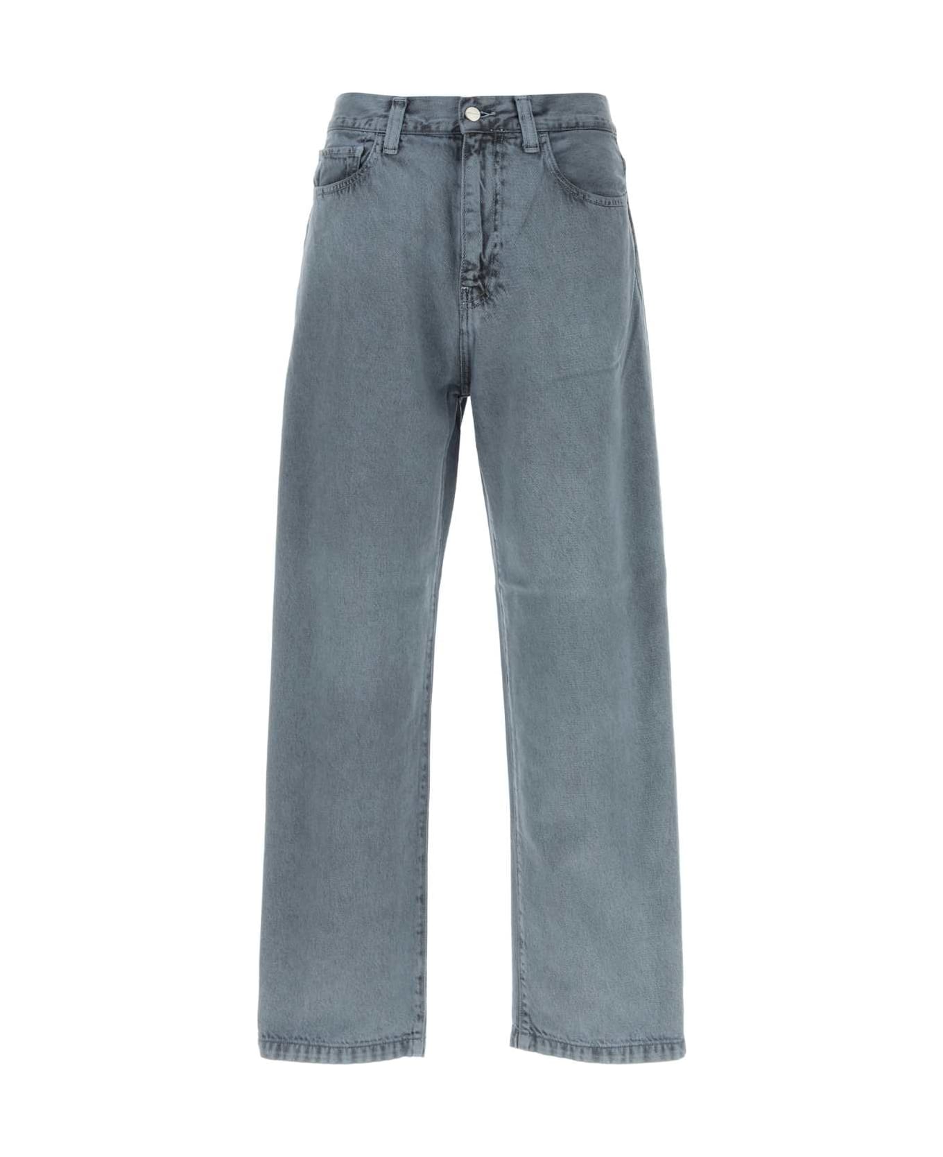 Carhartt Light Blue Denim Landon Pant - Agd Black / Blue Fog