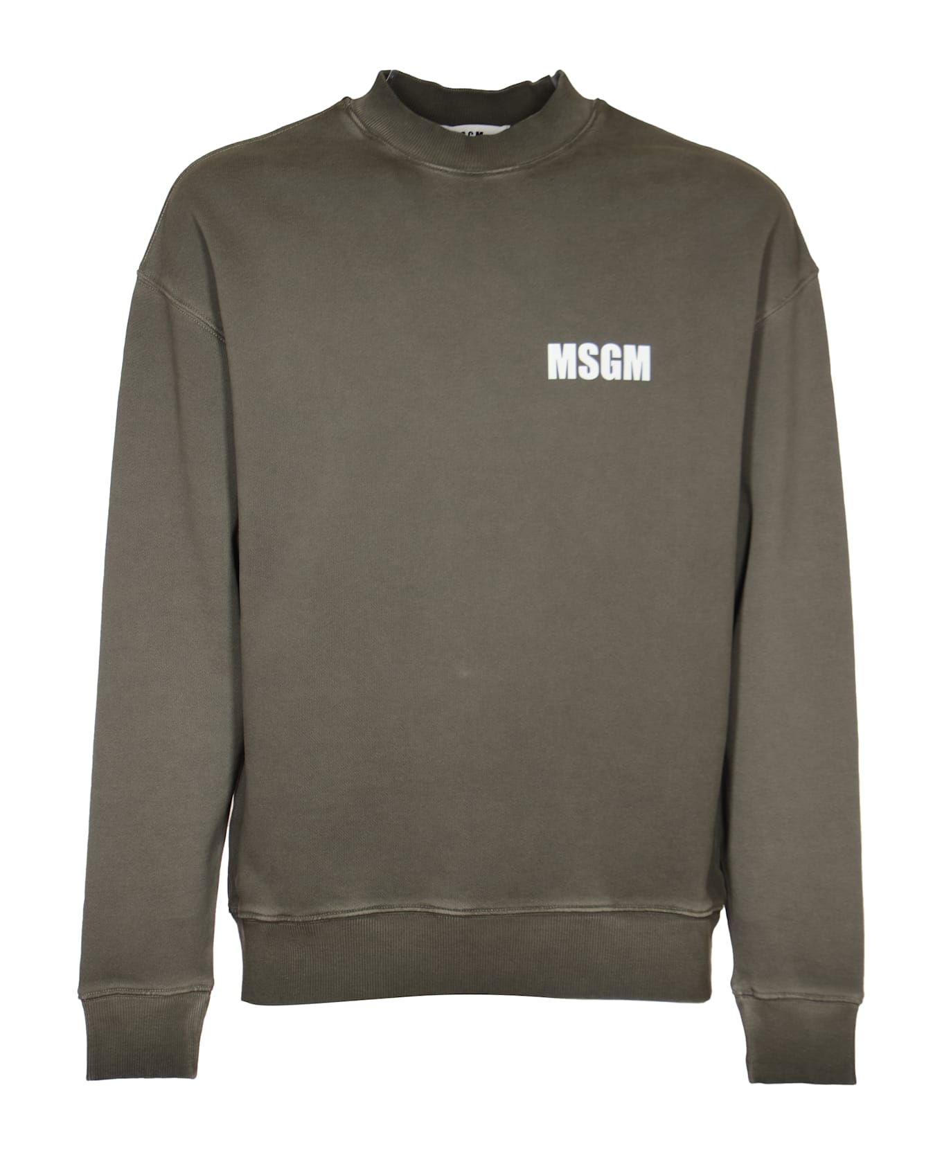 MSGM Never Look Back Sweatshirt - Anthracite