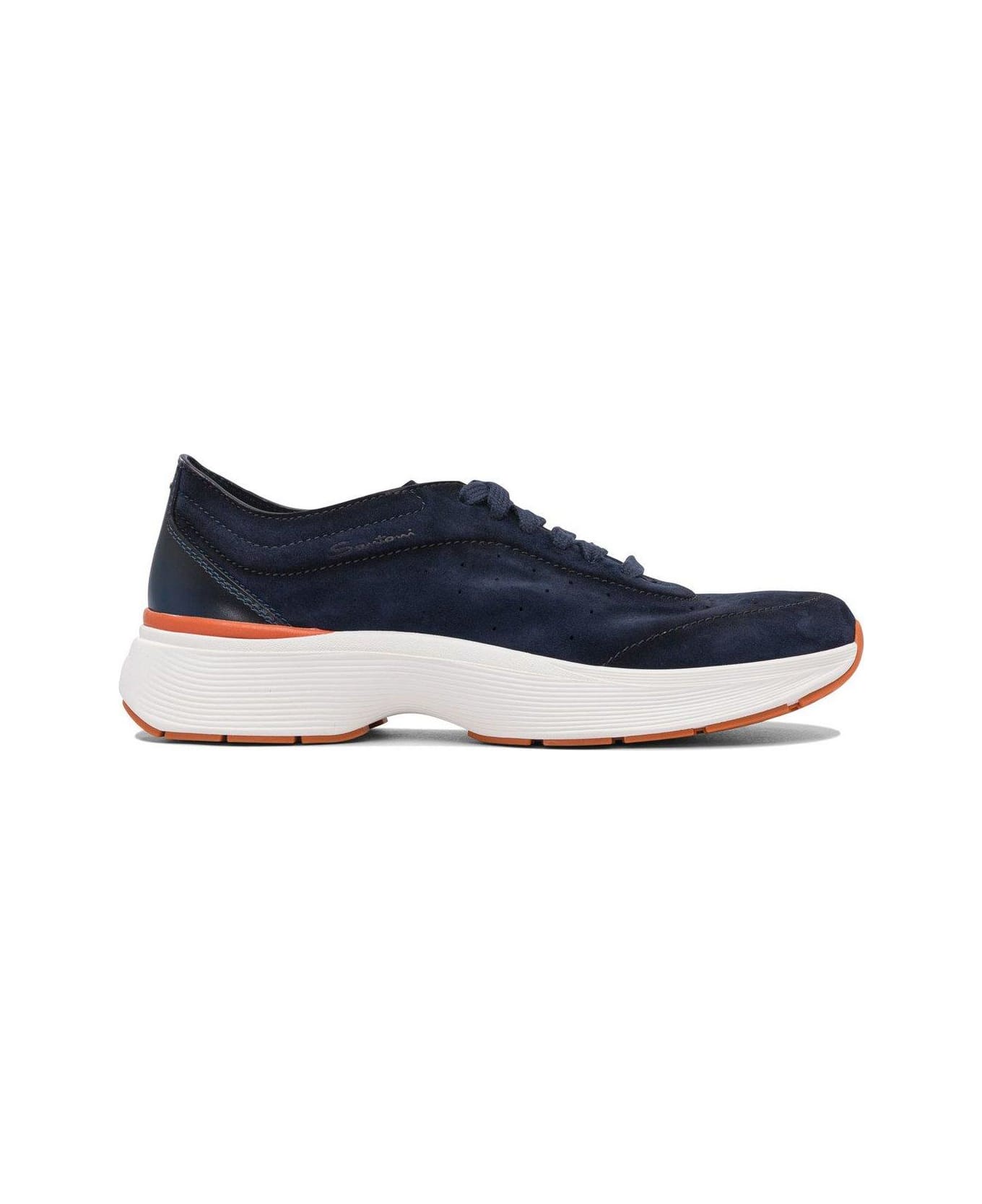Santoni Bounce Lace-up Sneakers - Blu