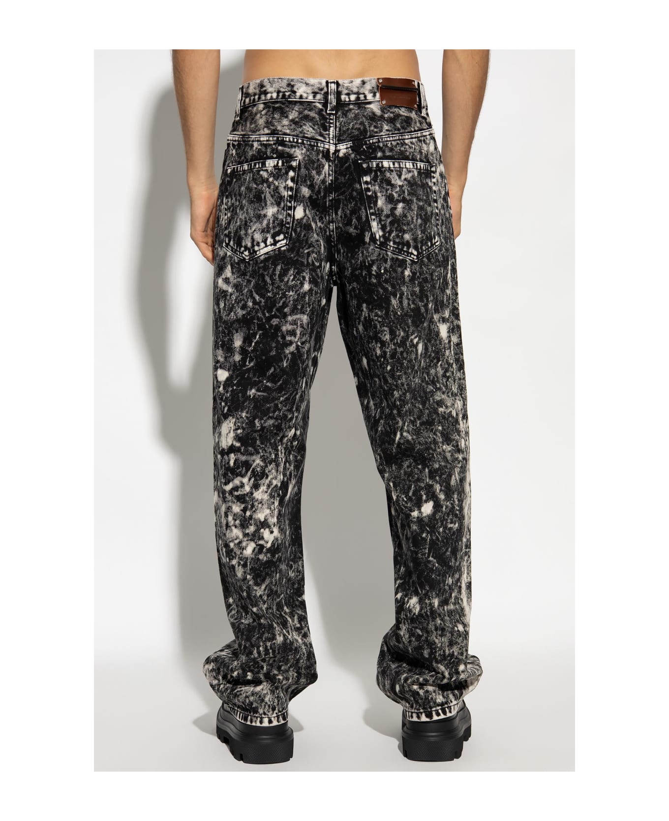 Dries Van Noten Jeans With Dye Effect - Black