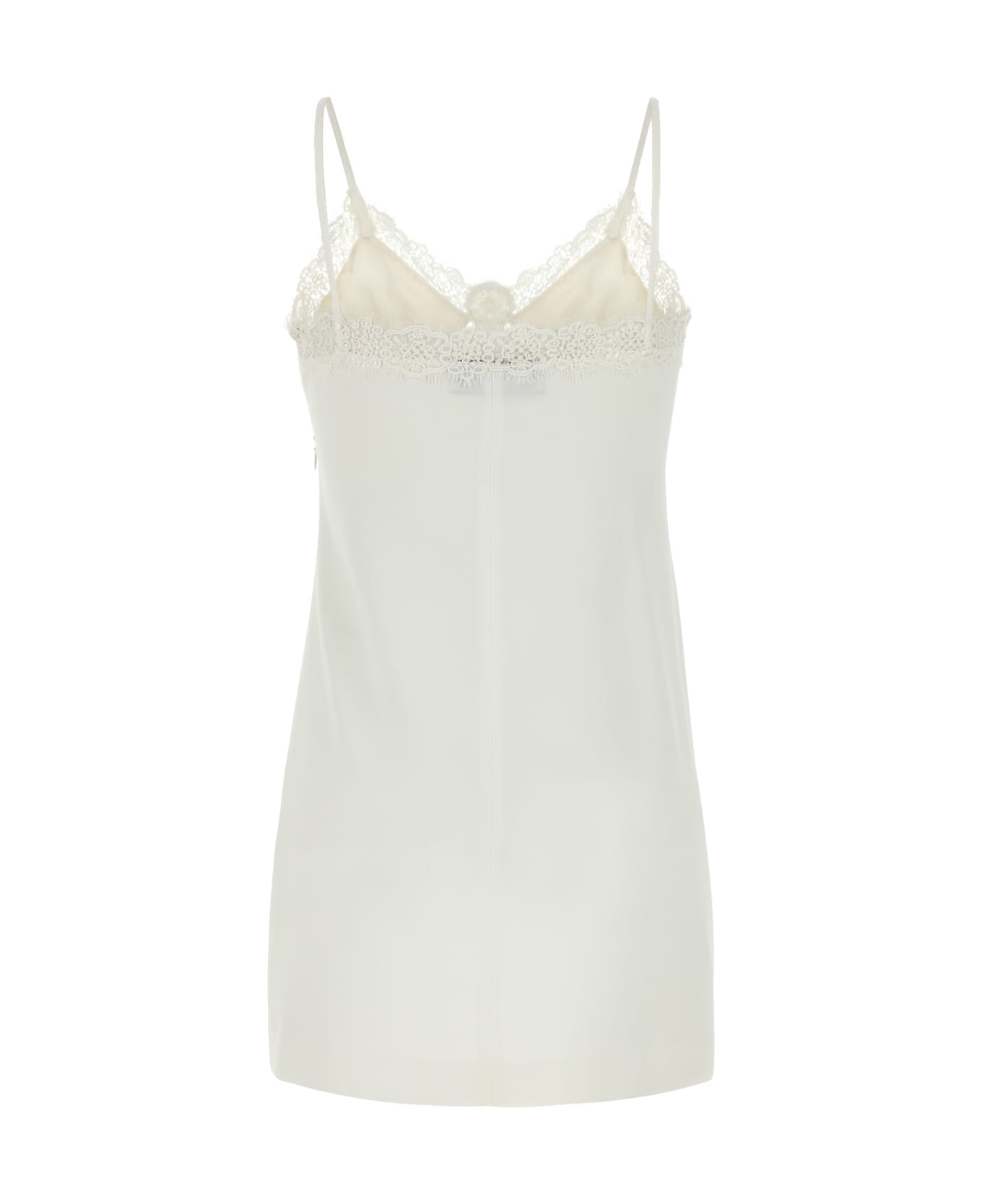 Blumarine 2a538a Envers Satin Dress - WHITEPEARL