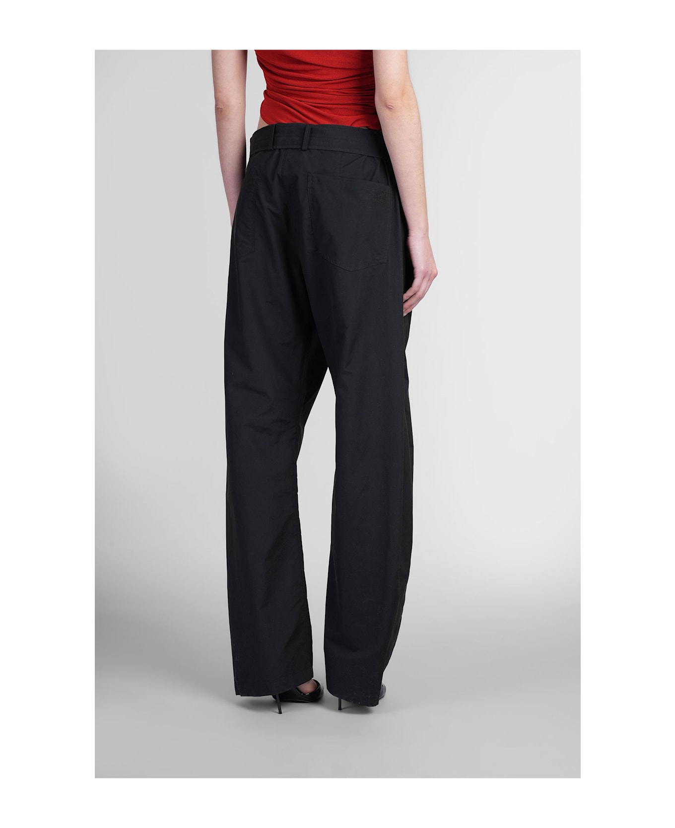 Magda Butrym Pants 02 Pants In Black Cotton - black