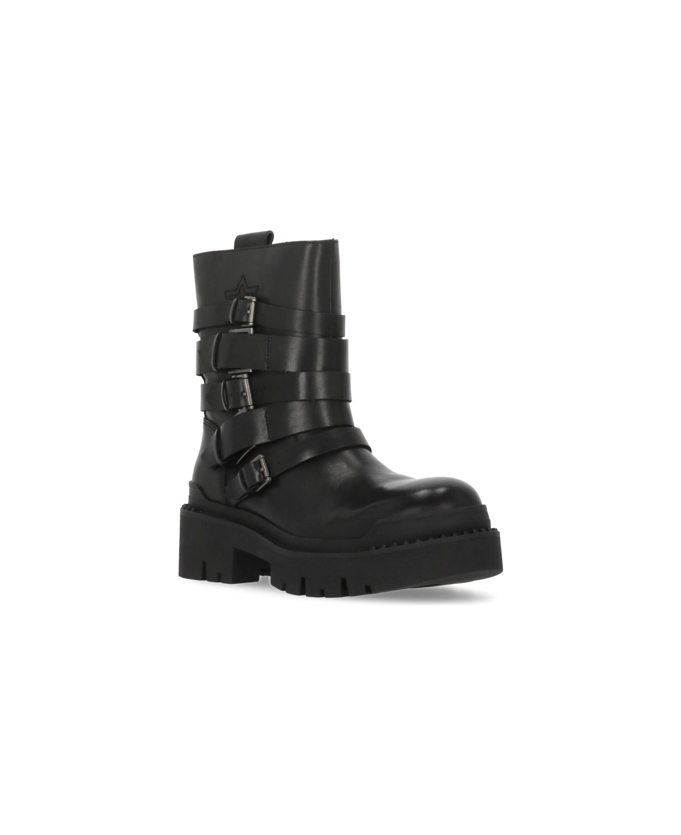 Ash Niki Ankle Boots - Black