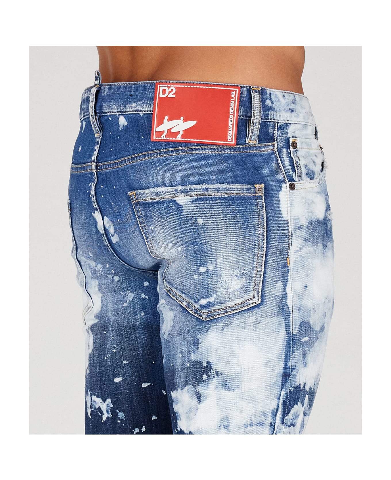 Dsquared2 5 Pockets Jeans - Navy blue
