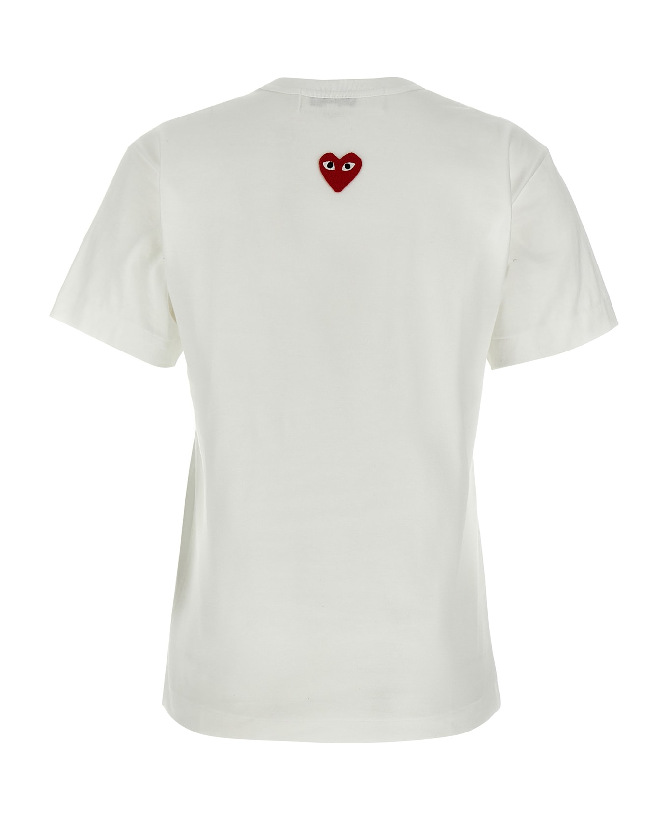 Comme des Garçons Play 
heart Patch
 T-shirt - White