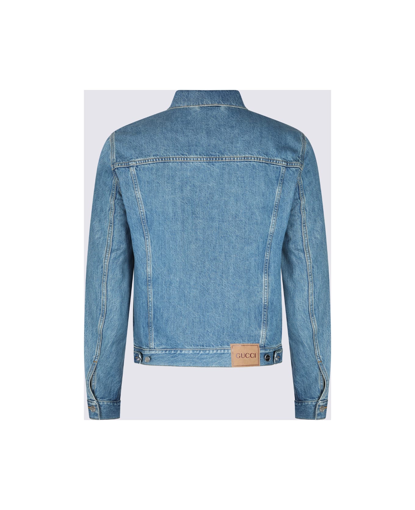 Gucci Indigo Blue Denim Jacket - LIGHTBLUE