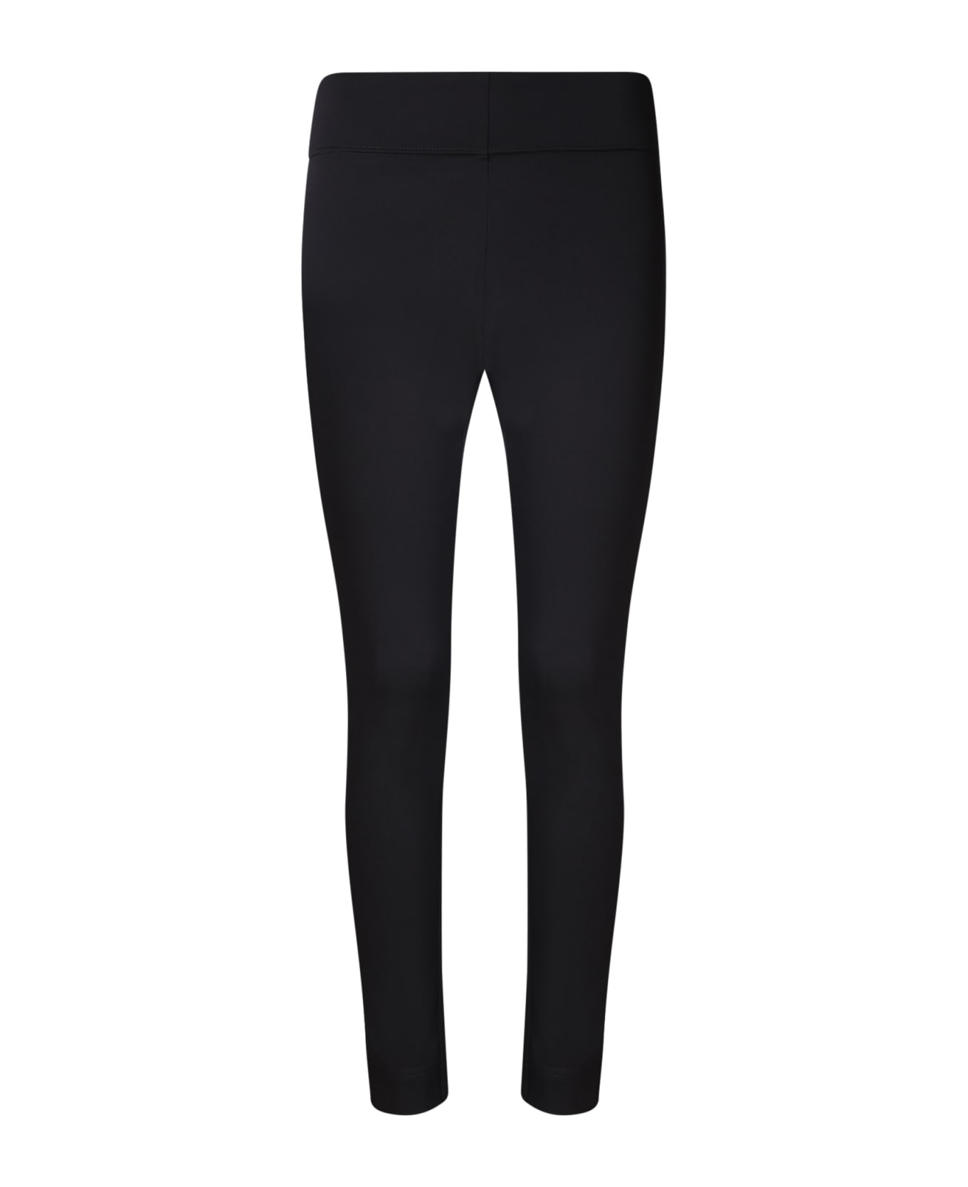 Moncler Genius Logo Print Leggings - BLACK
