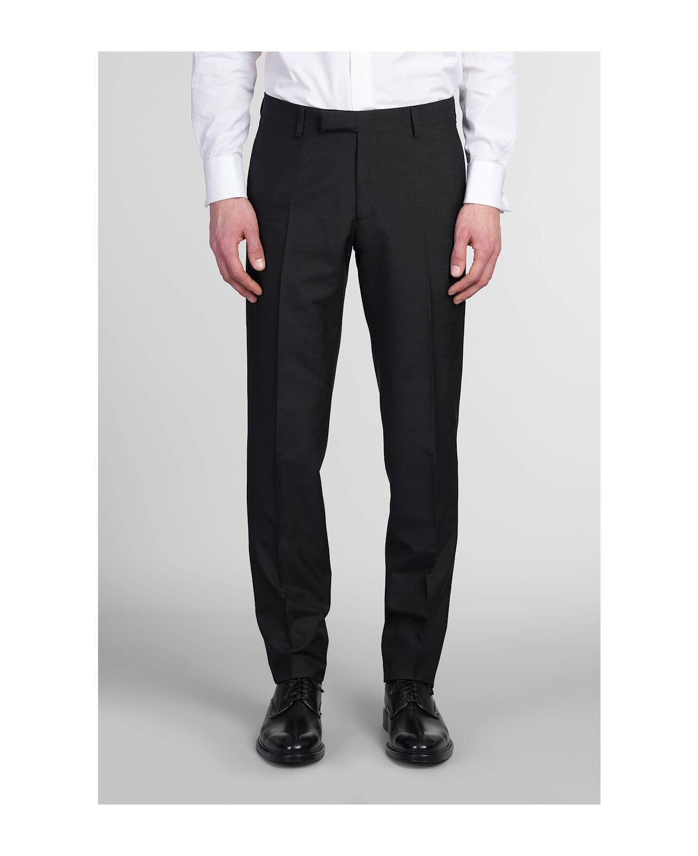Lardini In Black Silk - black