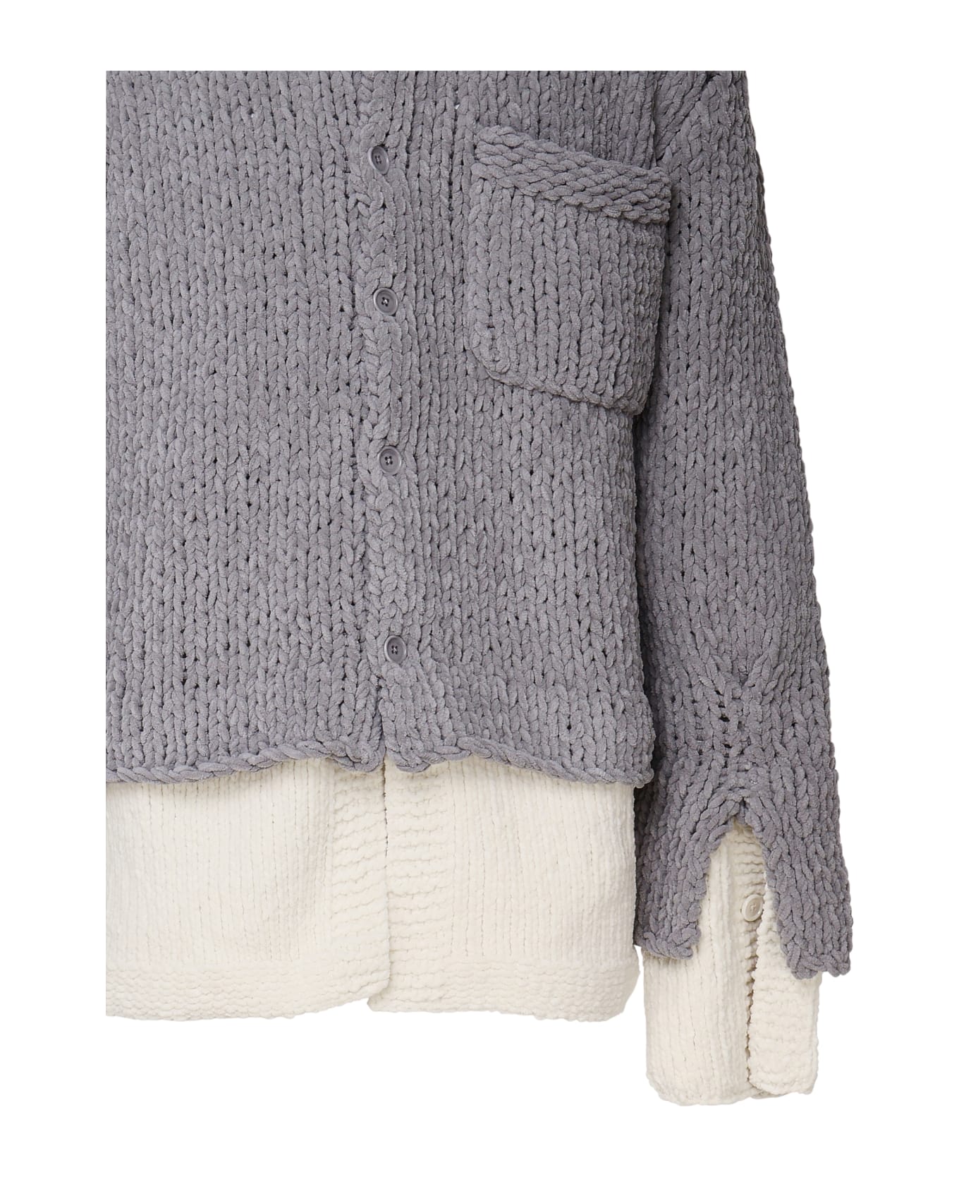 J.W. Anderson Double Wool Blend Sweater - Grey