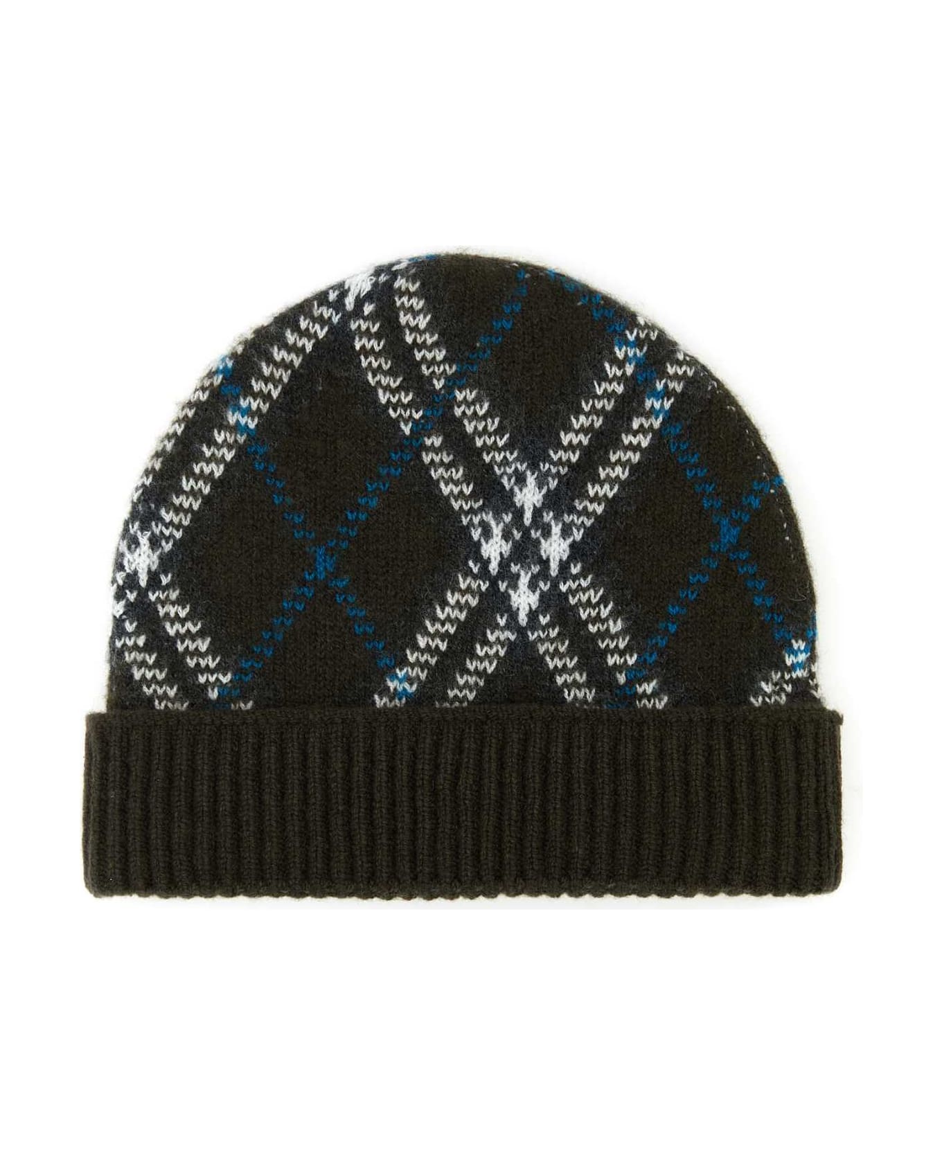 Burberry Embroidered Cashmere Blend Beanie Hat - SNUG