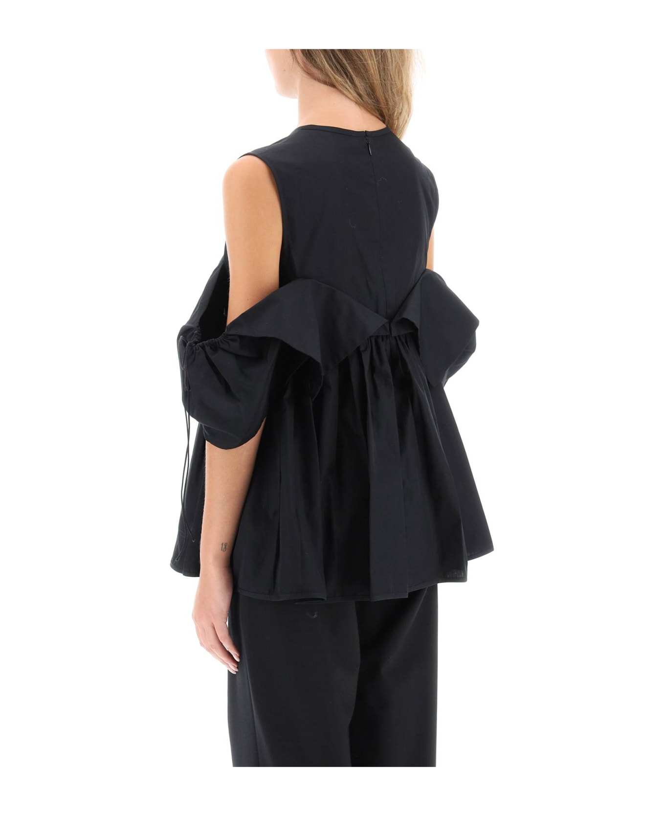 Cecilie Bahnsen Silke Top - BLACK (Black) ワンピース＆ドレス