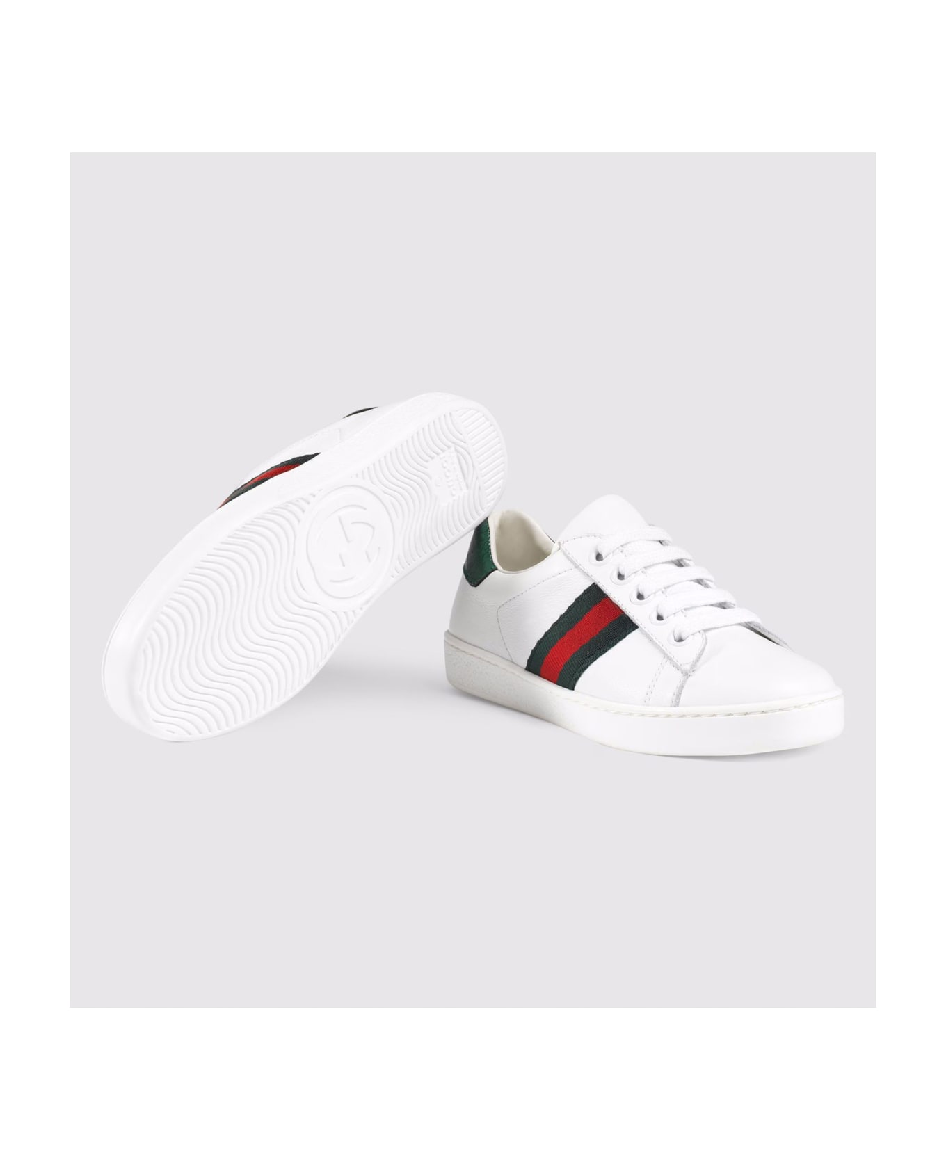 Gucci Kids Sneakers White - White シューズ