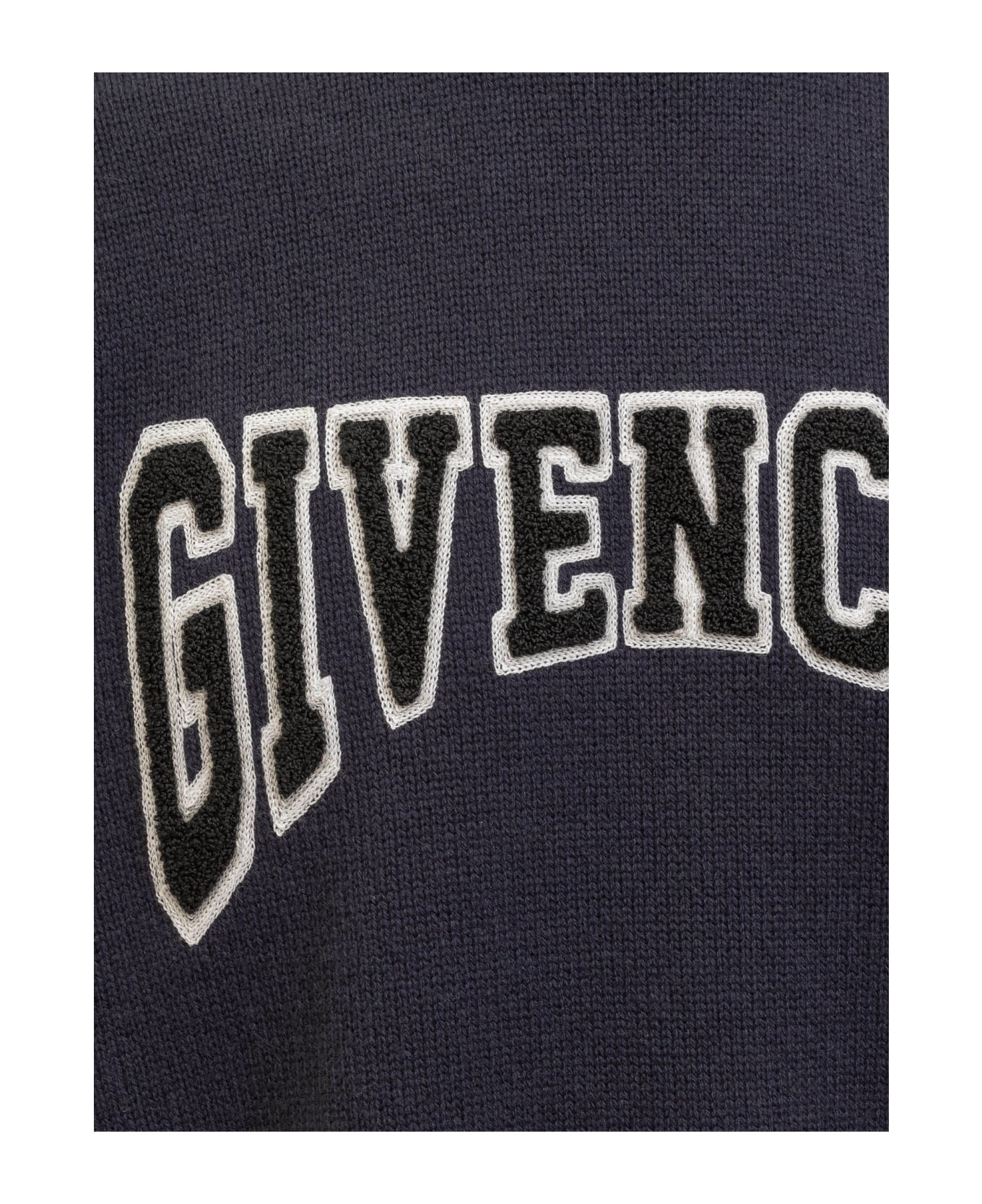Givenchy Sweater With Logo - DARK NAVY フリース