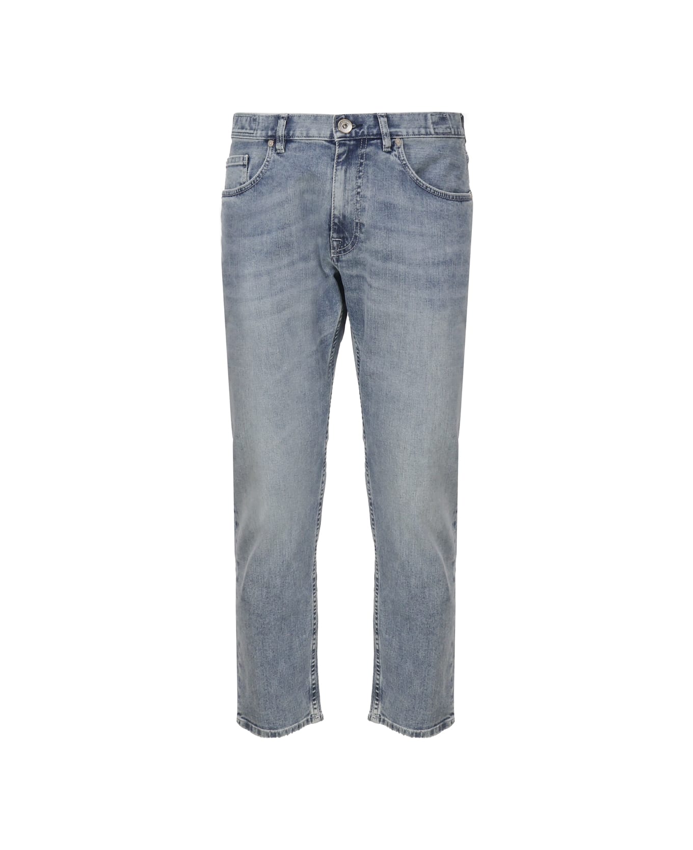 Eleventy Mid-rise Tapered Jeans - Blue