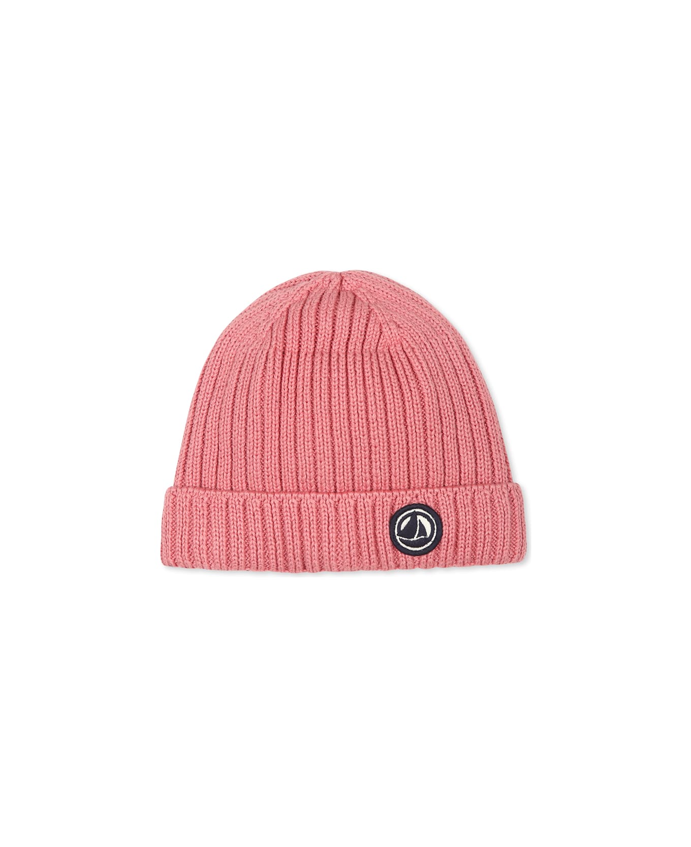 Petit Bateau Pink Hat For Baby Girl With Logo - Pink