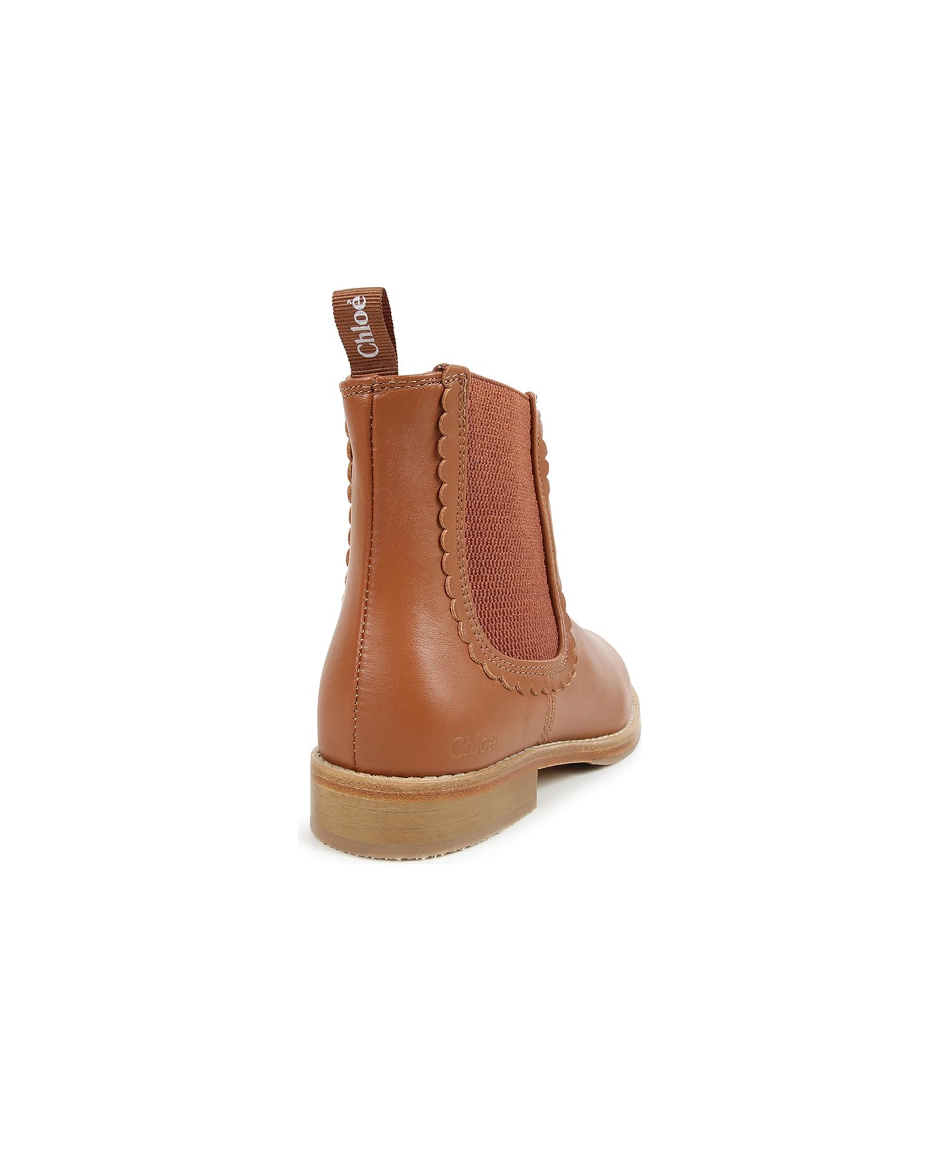 Chloé Brown Chelsea Ankle Boots - Brown