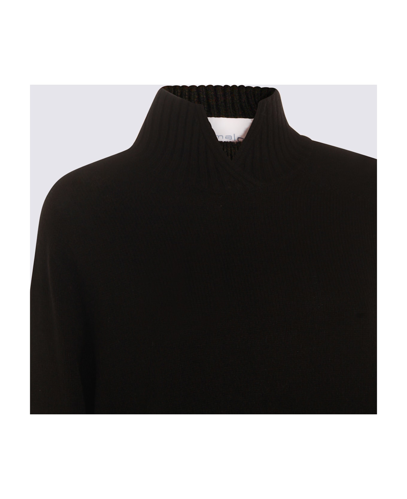 Malo Black Cashmere Knitwear - Black
