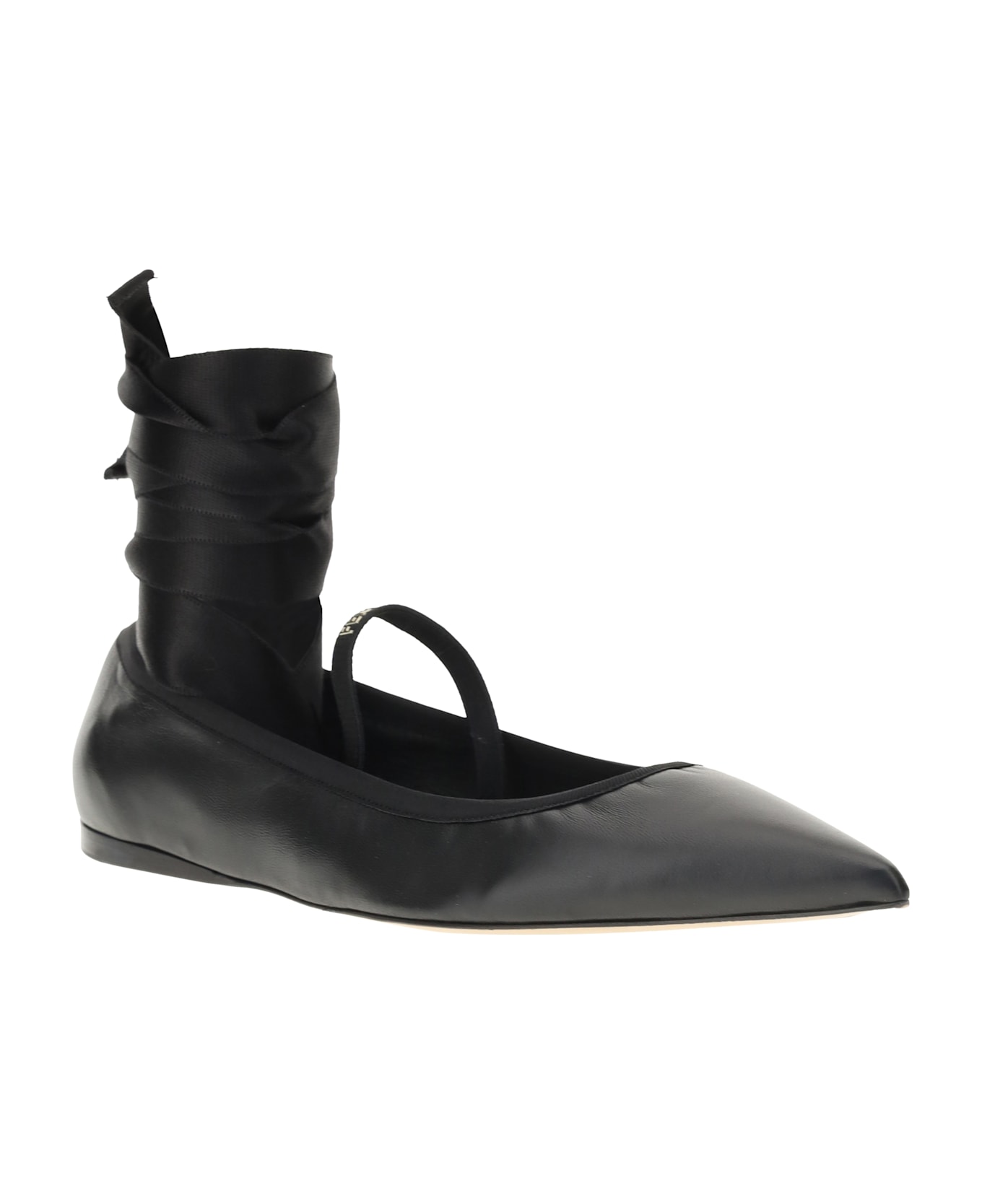 Ferragamo Ballerinas With Ribbon