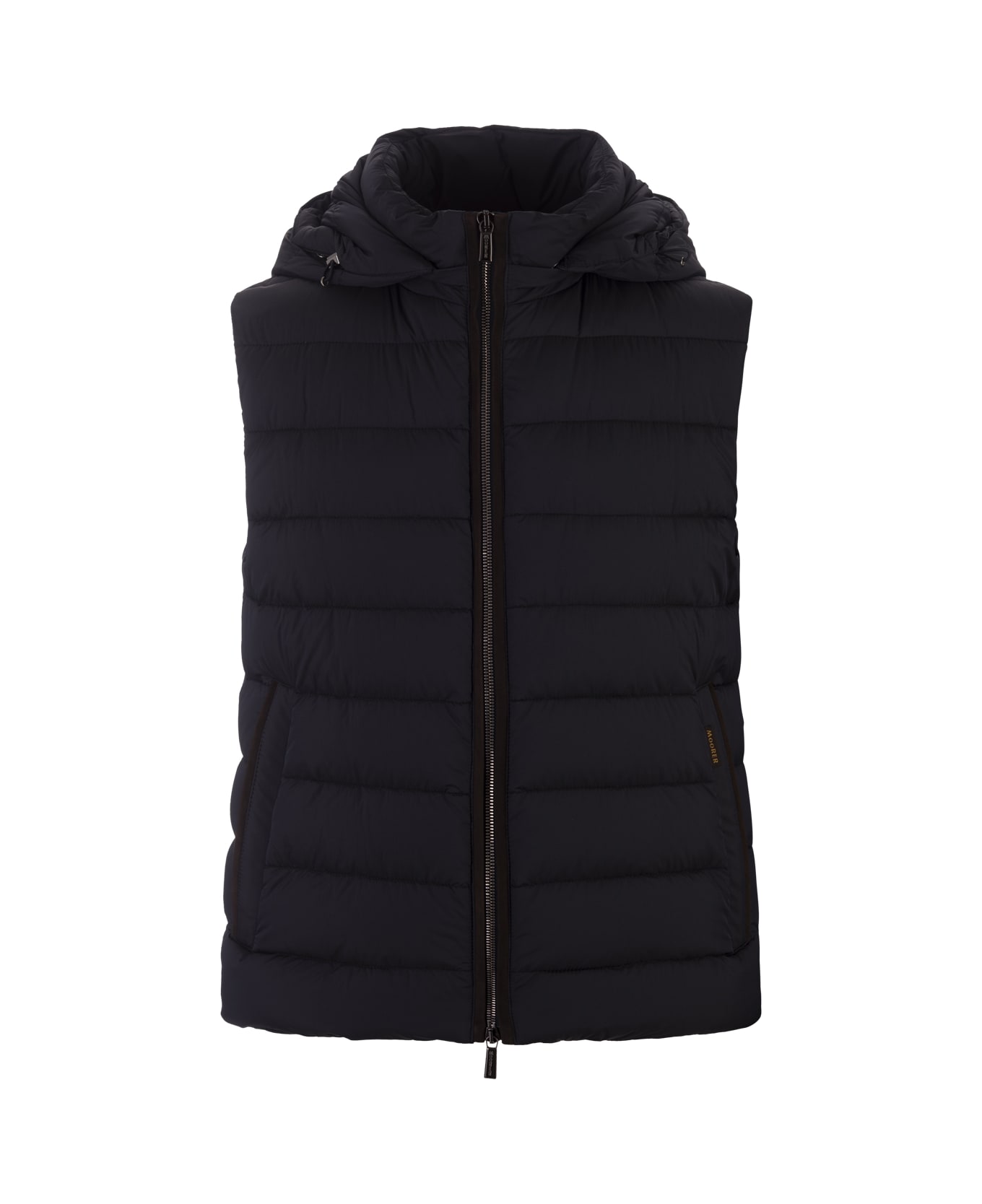 Moorer Febo-s3c Padded Vest In Dark Blue - Blue